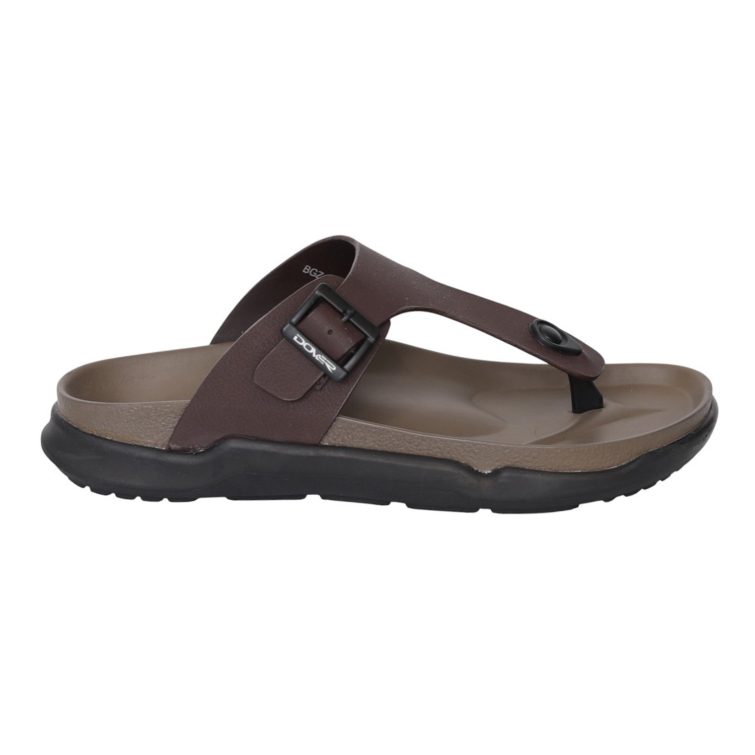 Men Brown Flex Comfort Sandals