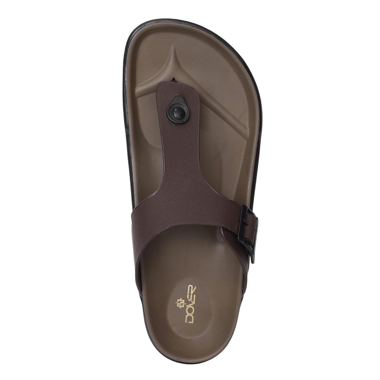 Men Brown Flex Comfort Sandals