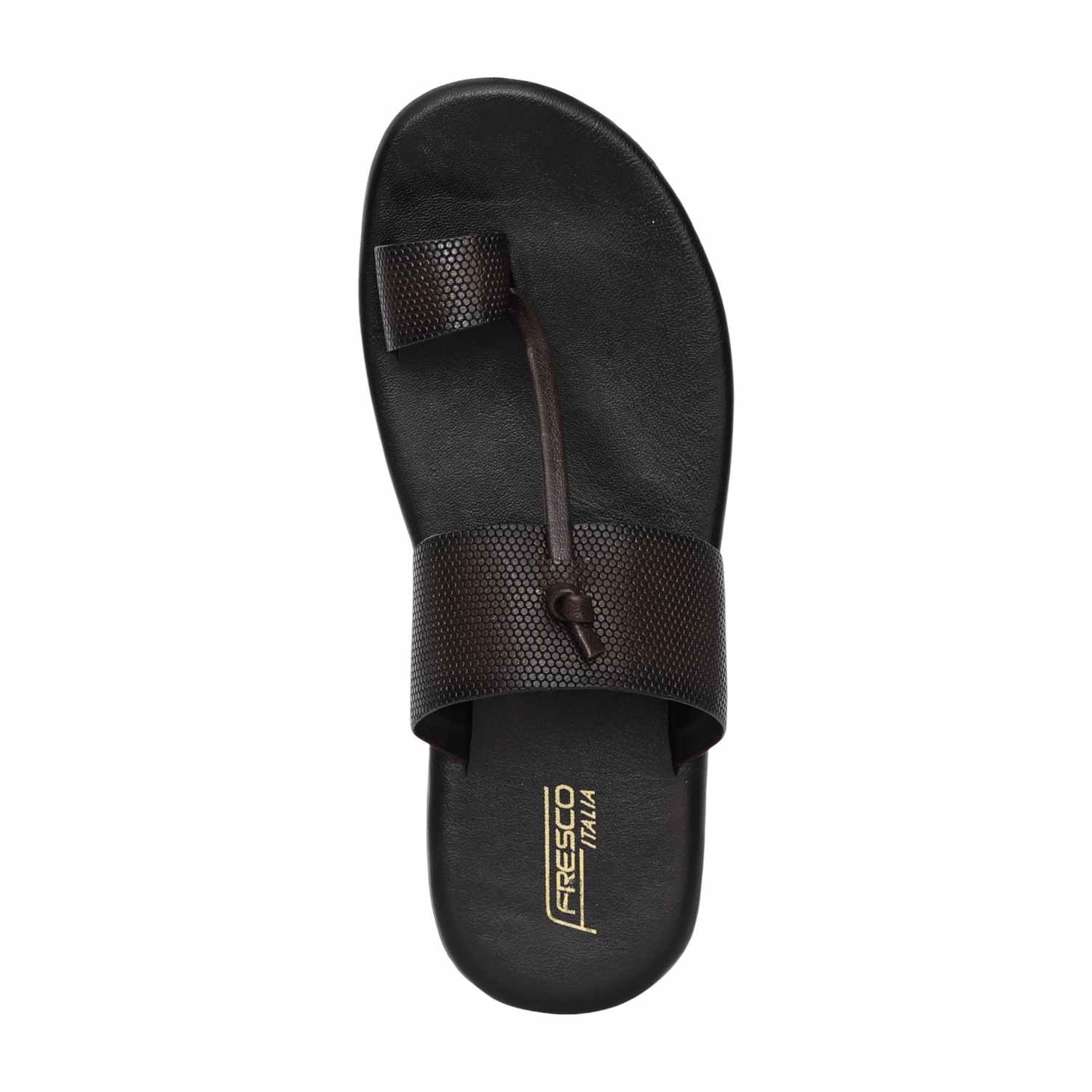Men Cherry Nova Textured Toe-Loop Sandals