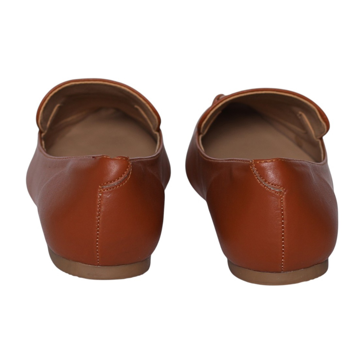 greta | Chic Charcoal Tan Pointed-Toe Loafers|6