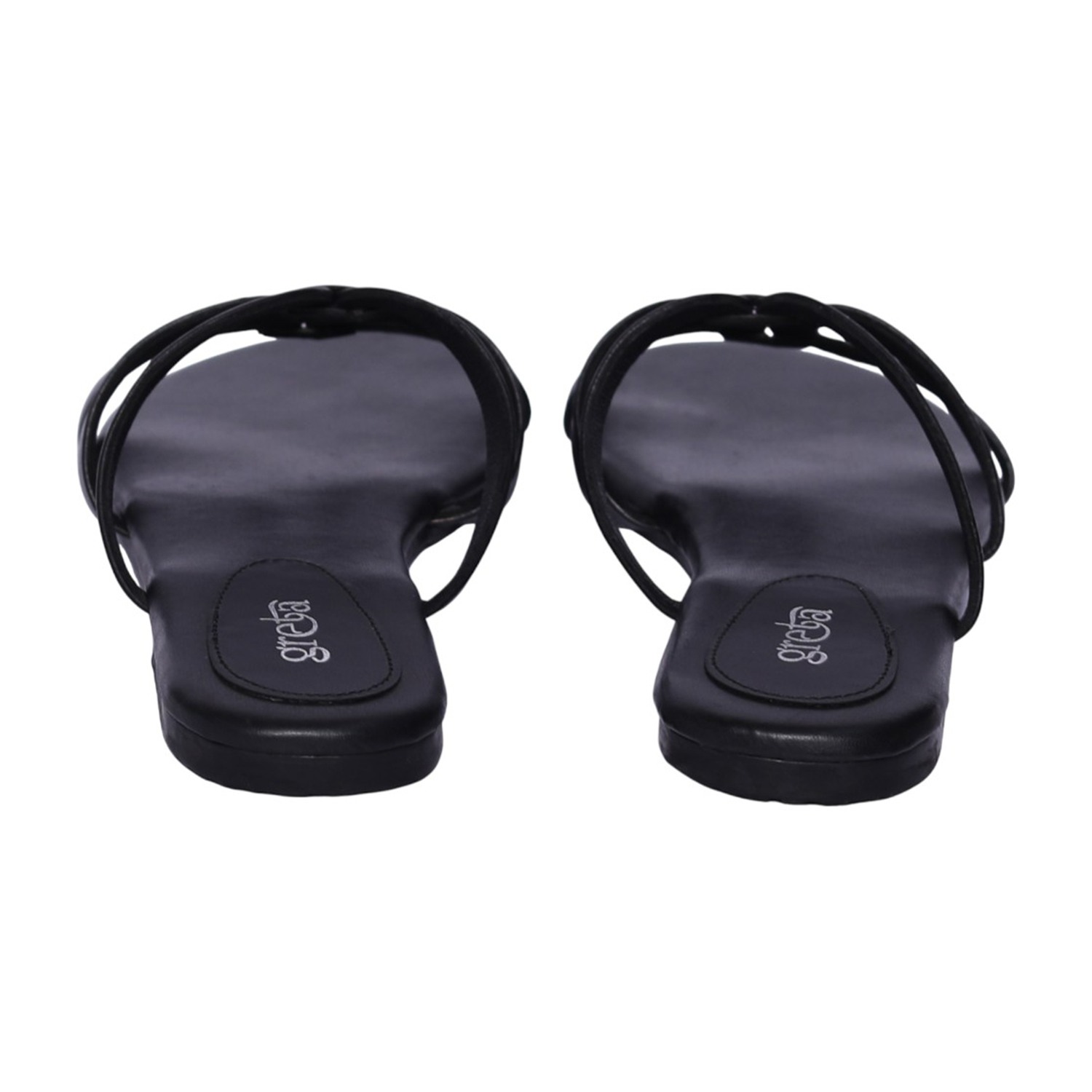 Women Black Lumière Loop Sandals