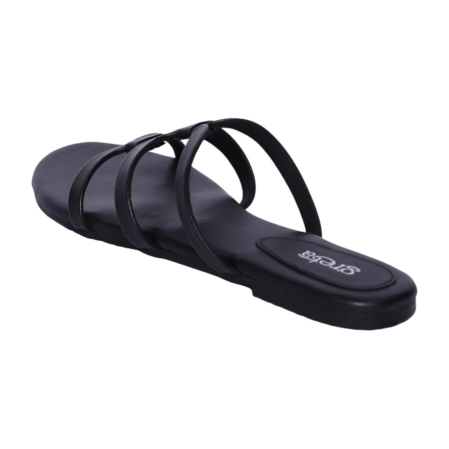 Women Black Lumière Loop Sandals