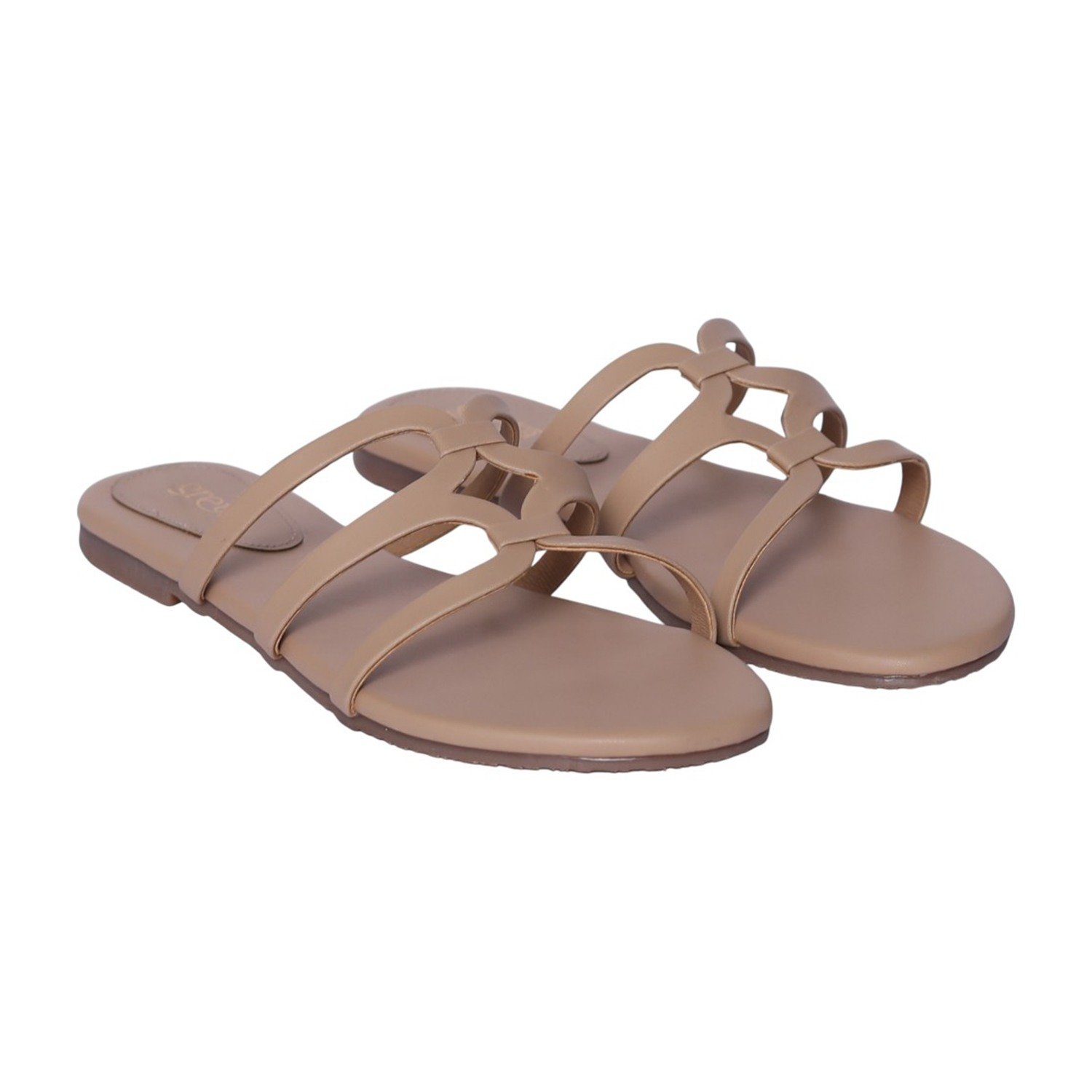 Women Dark Beige Lumière Loop Sandals