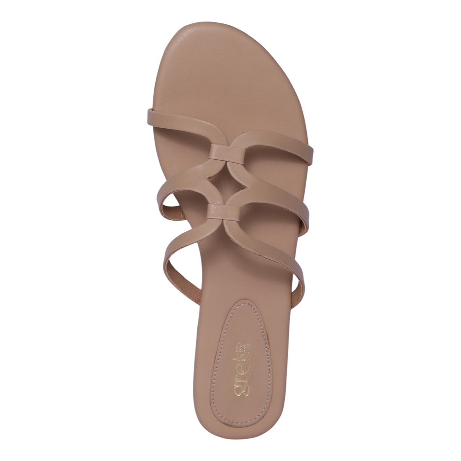 Women Dark Beige Lumière Loop Sandals