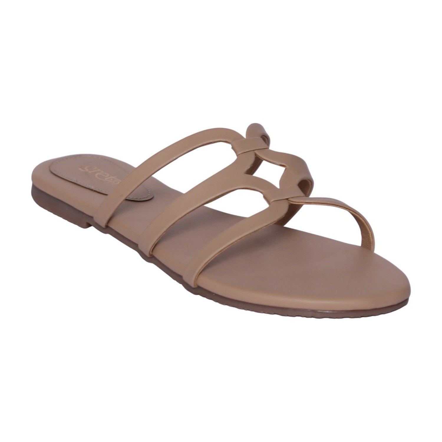 Women Dark Beige Lumière Loop Sandals