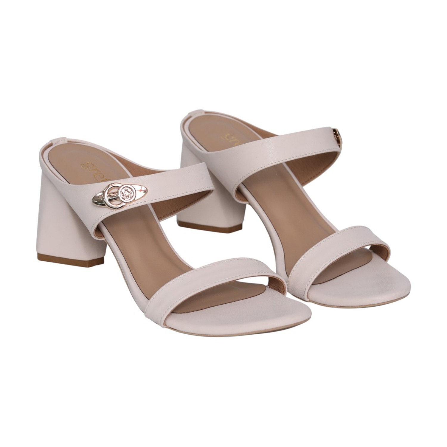 Women Pearl Whisper Block Heels