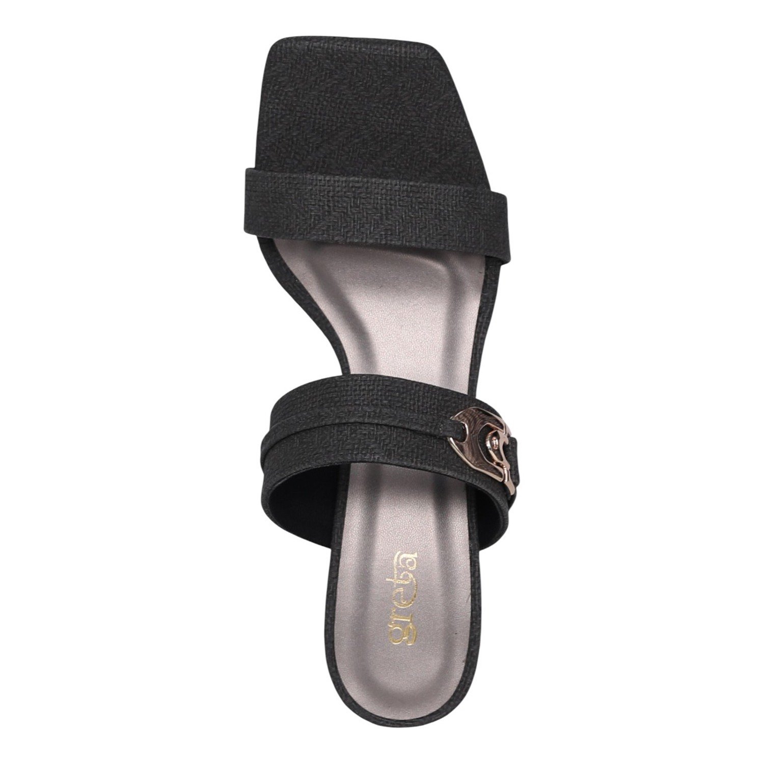 Women Graphite Crest Block Heels