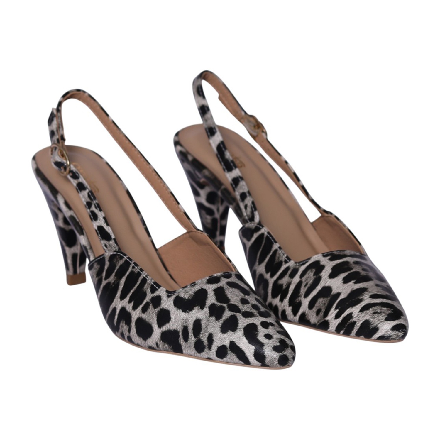 Women Chic White Dress Slingback Heel