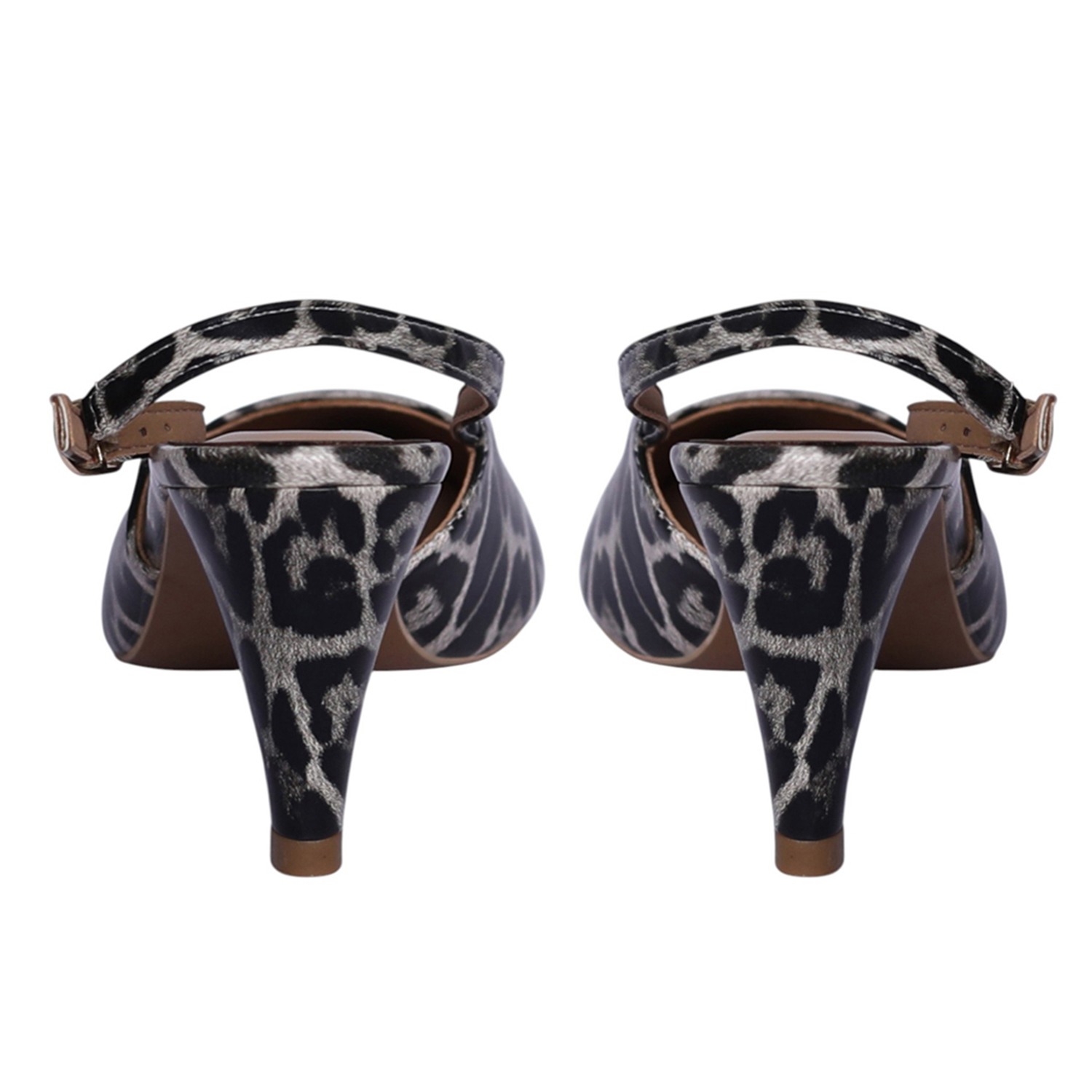 Women Chic White Dress Slingback Heel