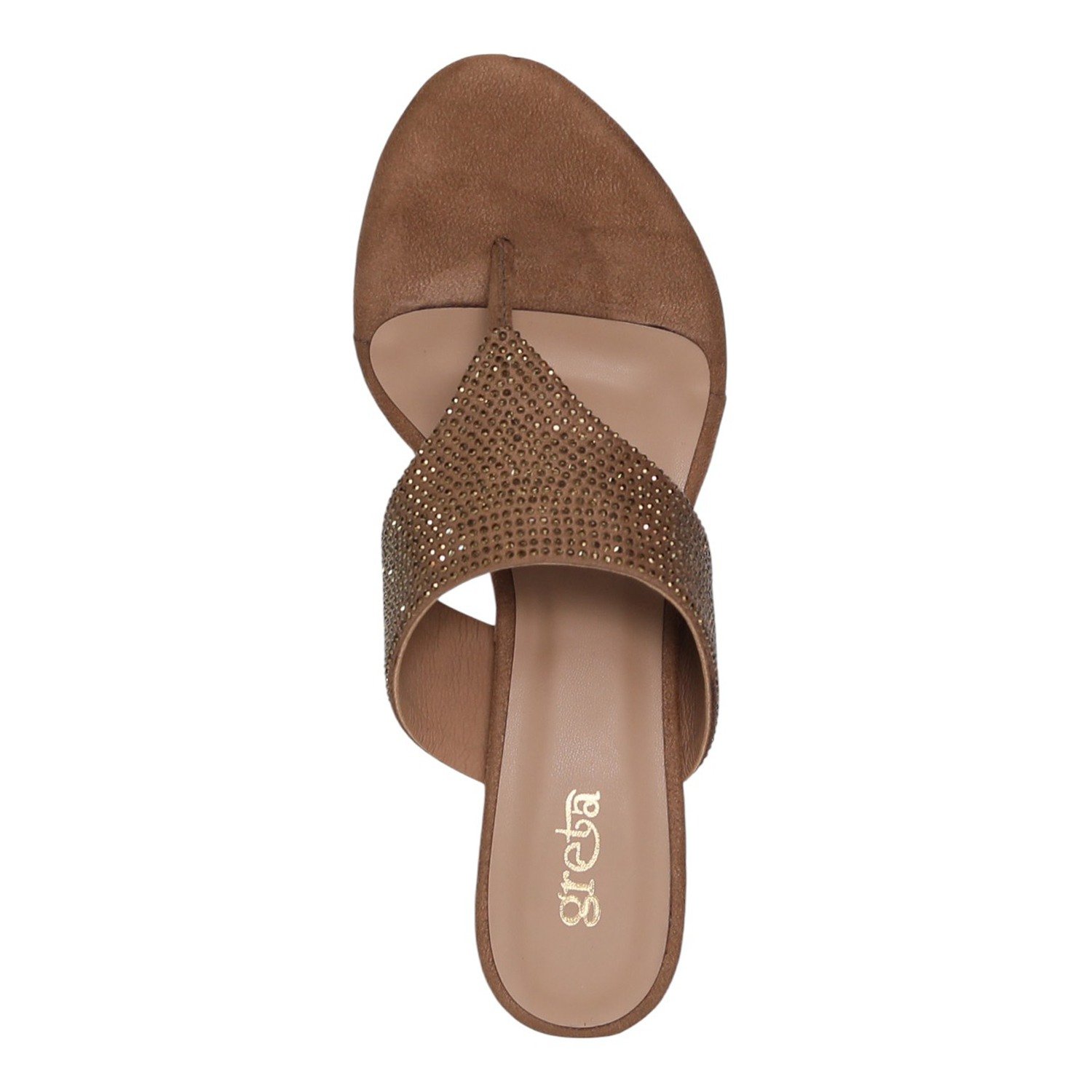 Women Sand Dazzle Block Heels