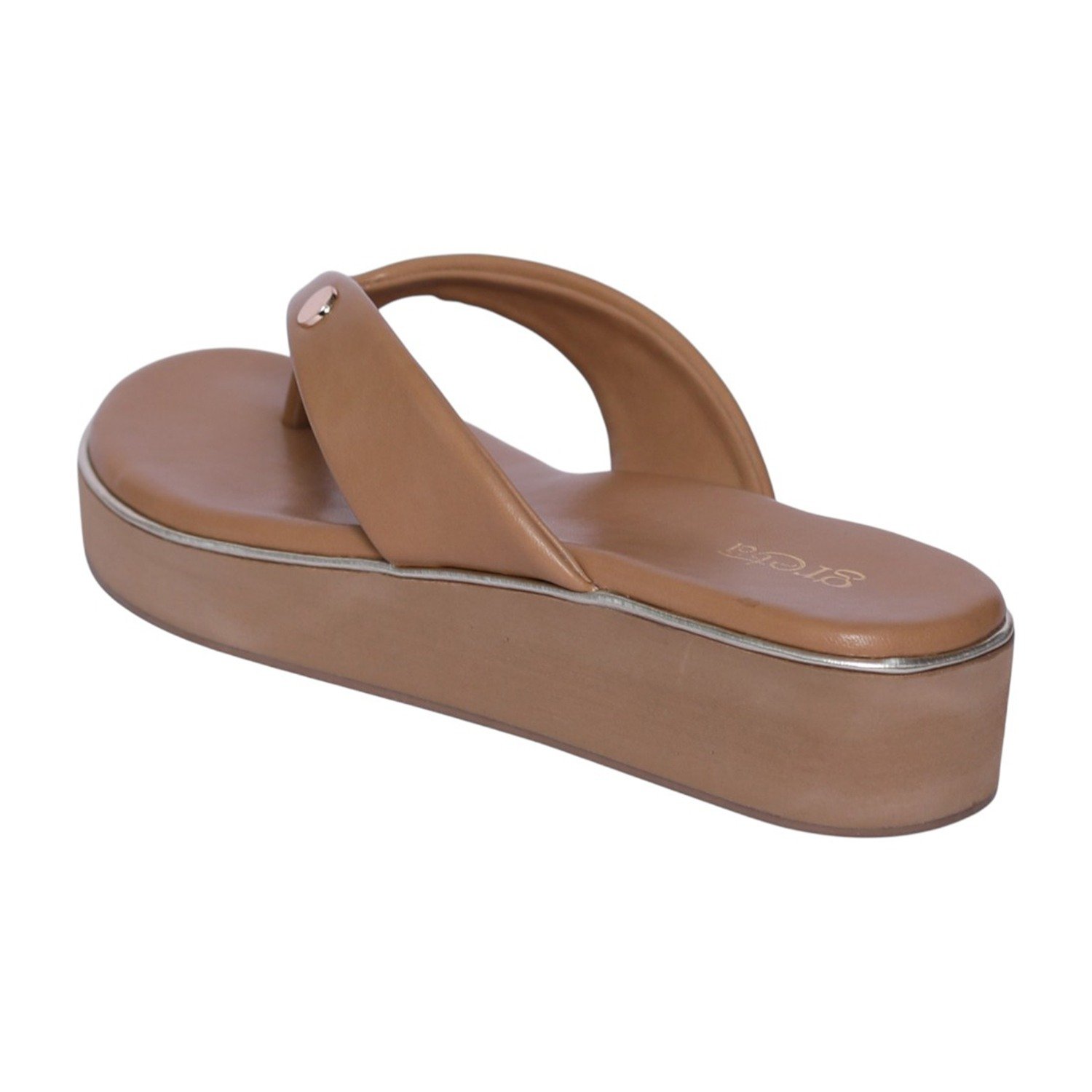 Women Beige Elevé Wedge Sandals