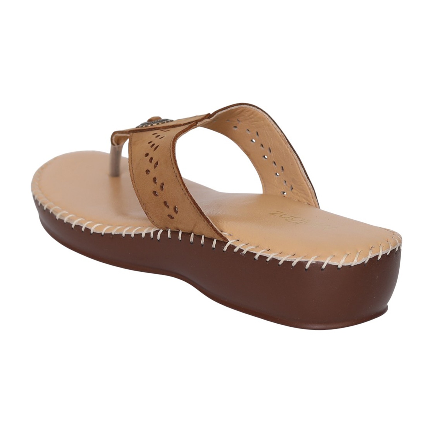 Women Beige Grace Wedge Sandals