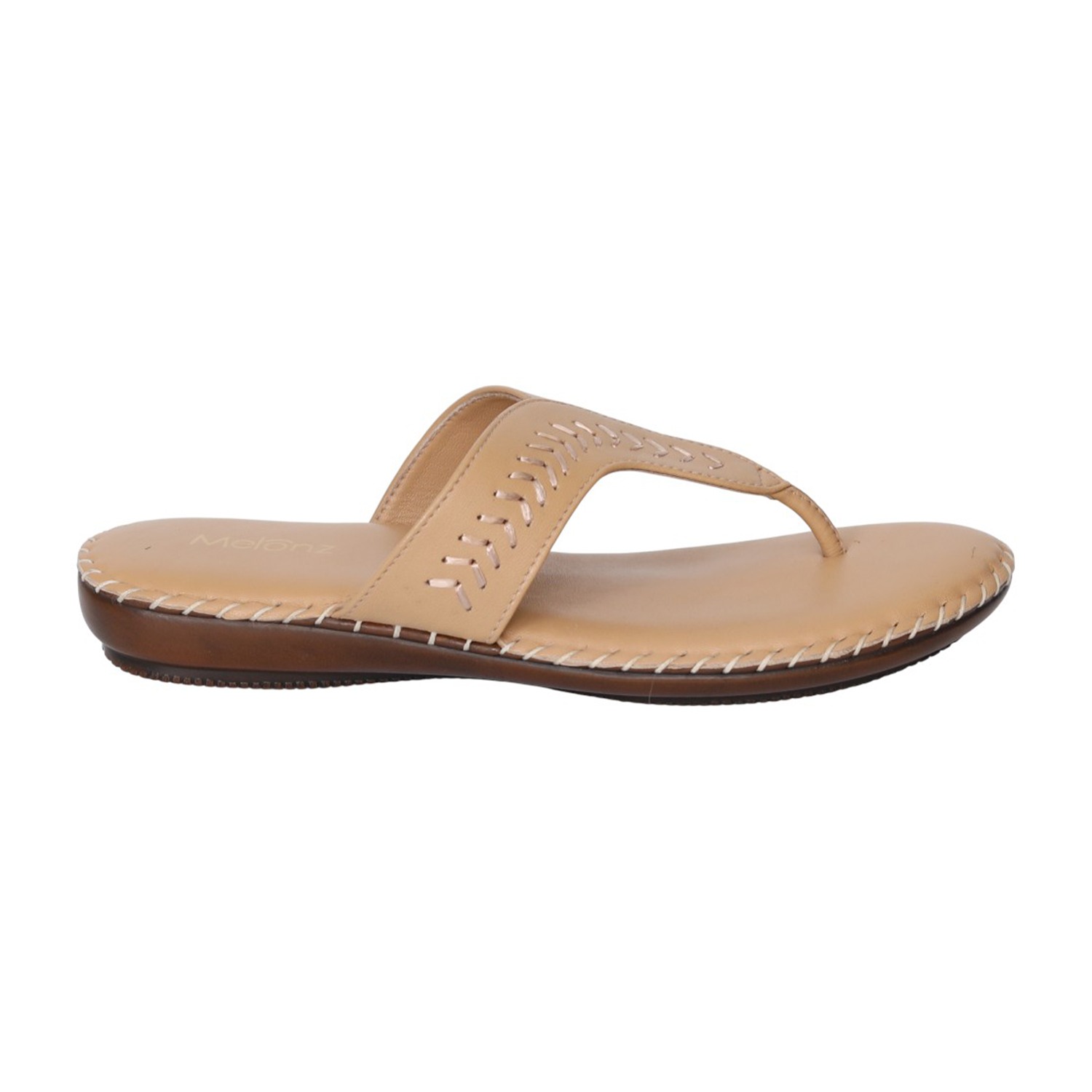 Women Beige Soft Walk Sandals