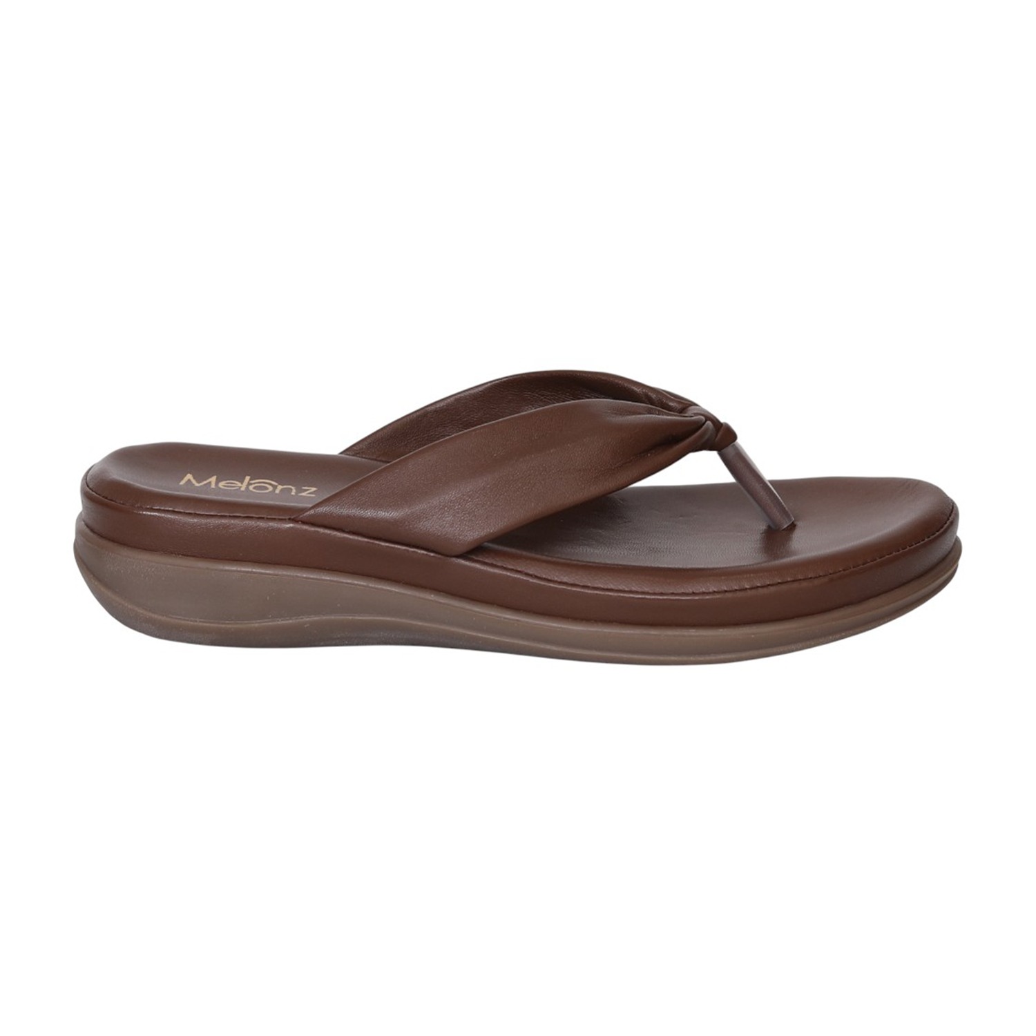 Women Brown Soft Knot Sandals