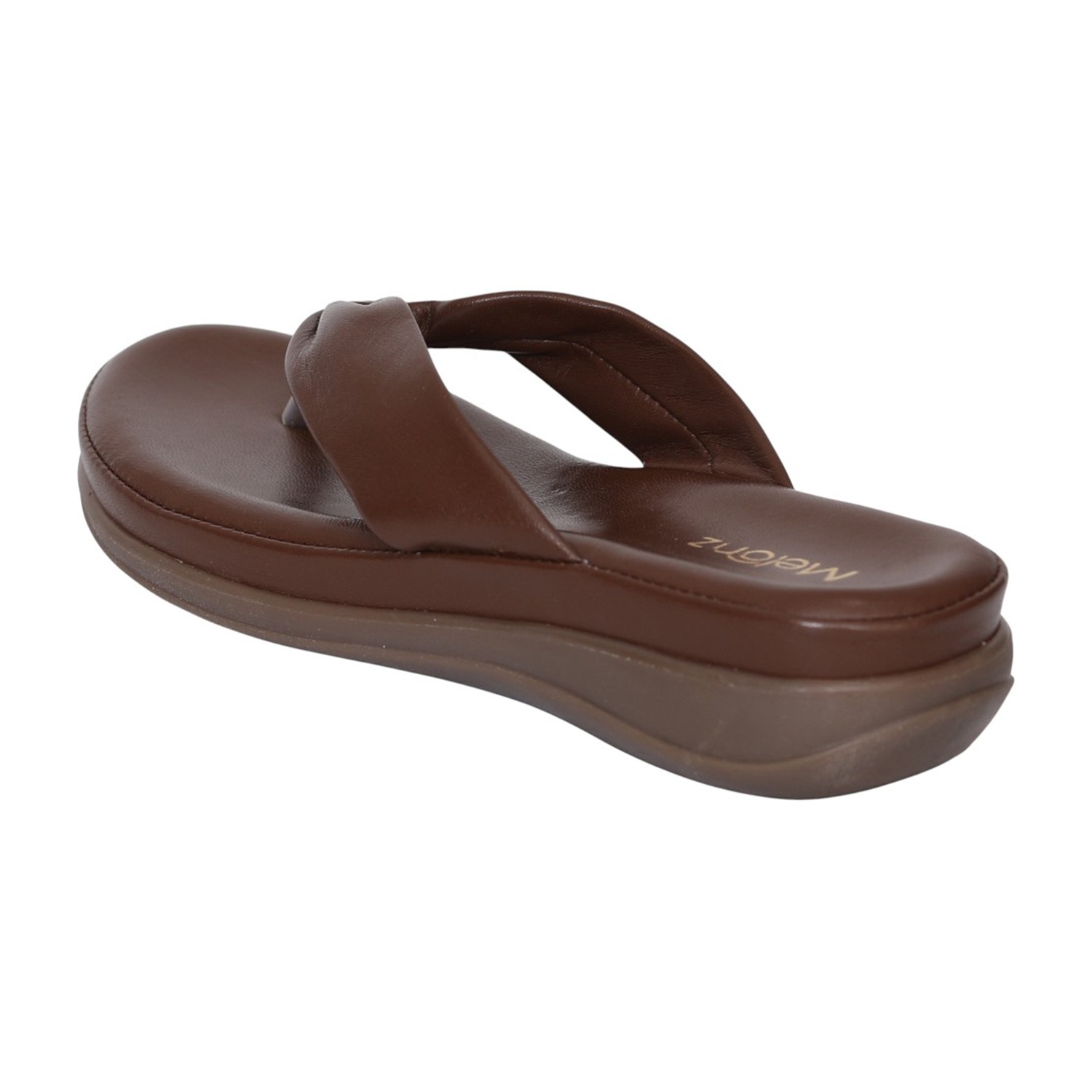 Women Brown Soft Knot Sandals