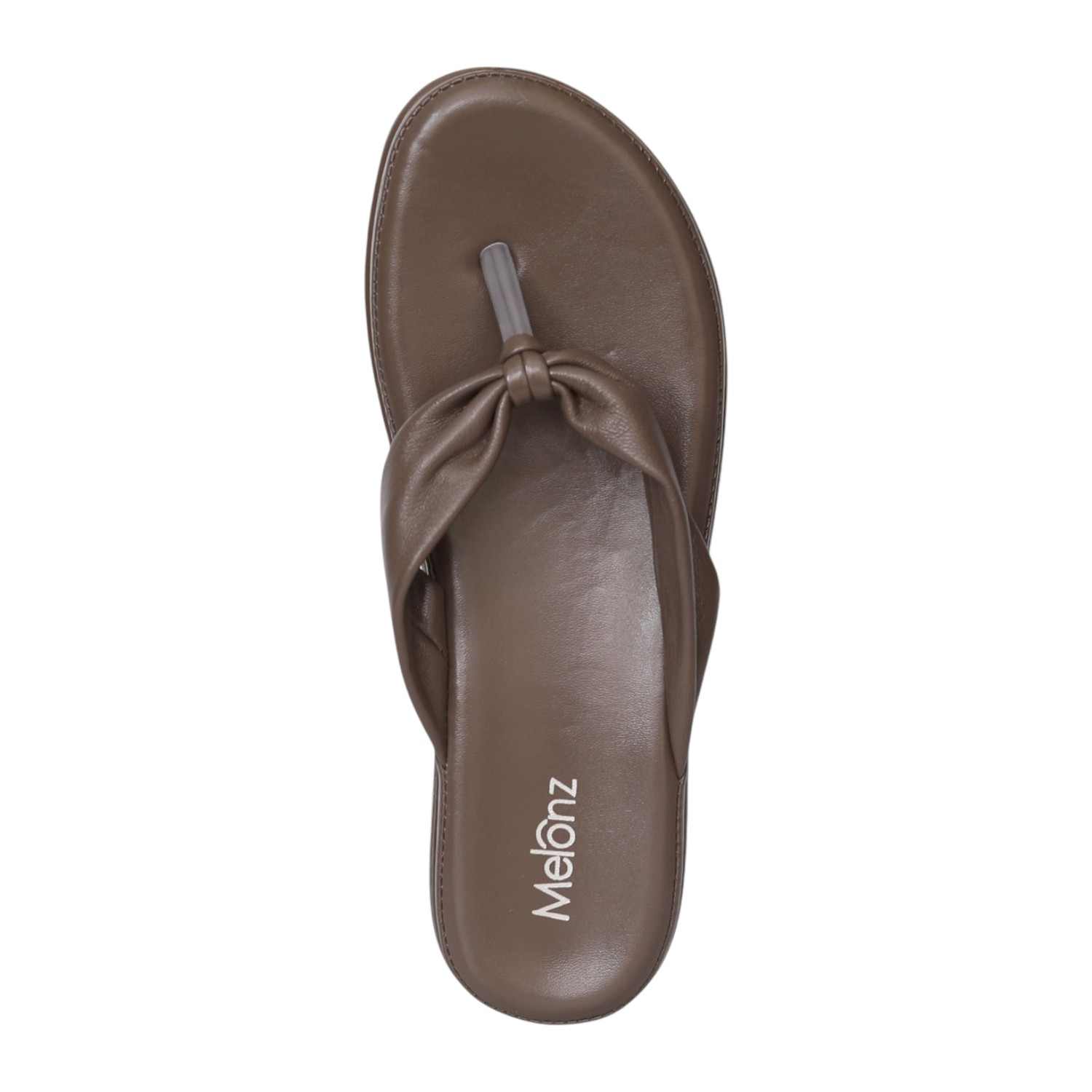 Women Chickoo Soft Knot Sandals