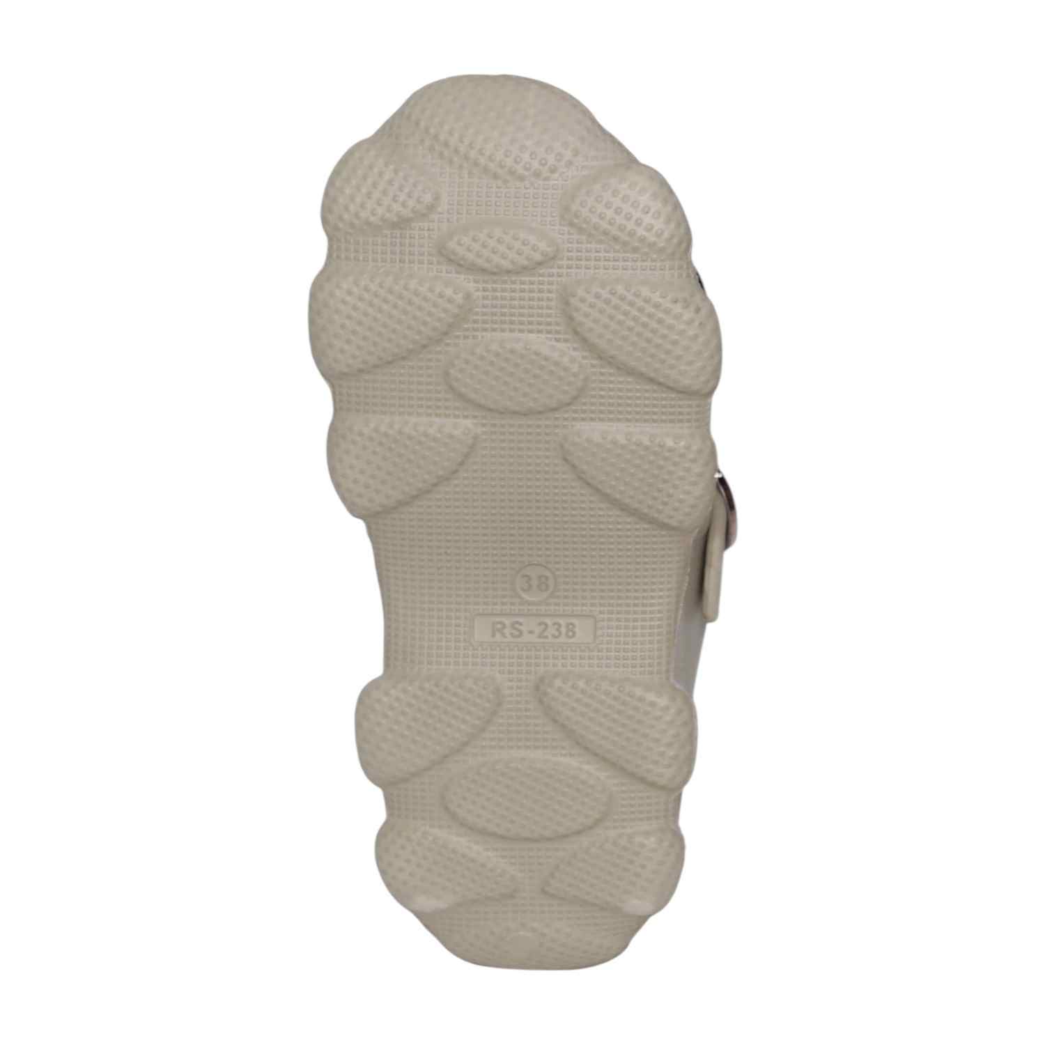 Womens Khaki Double Buckle Comfort Slides