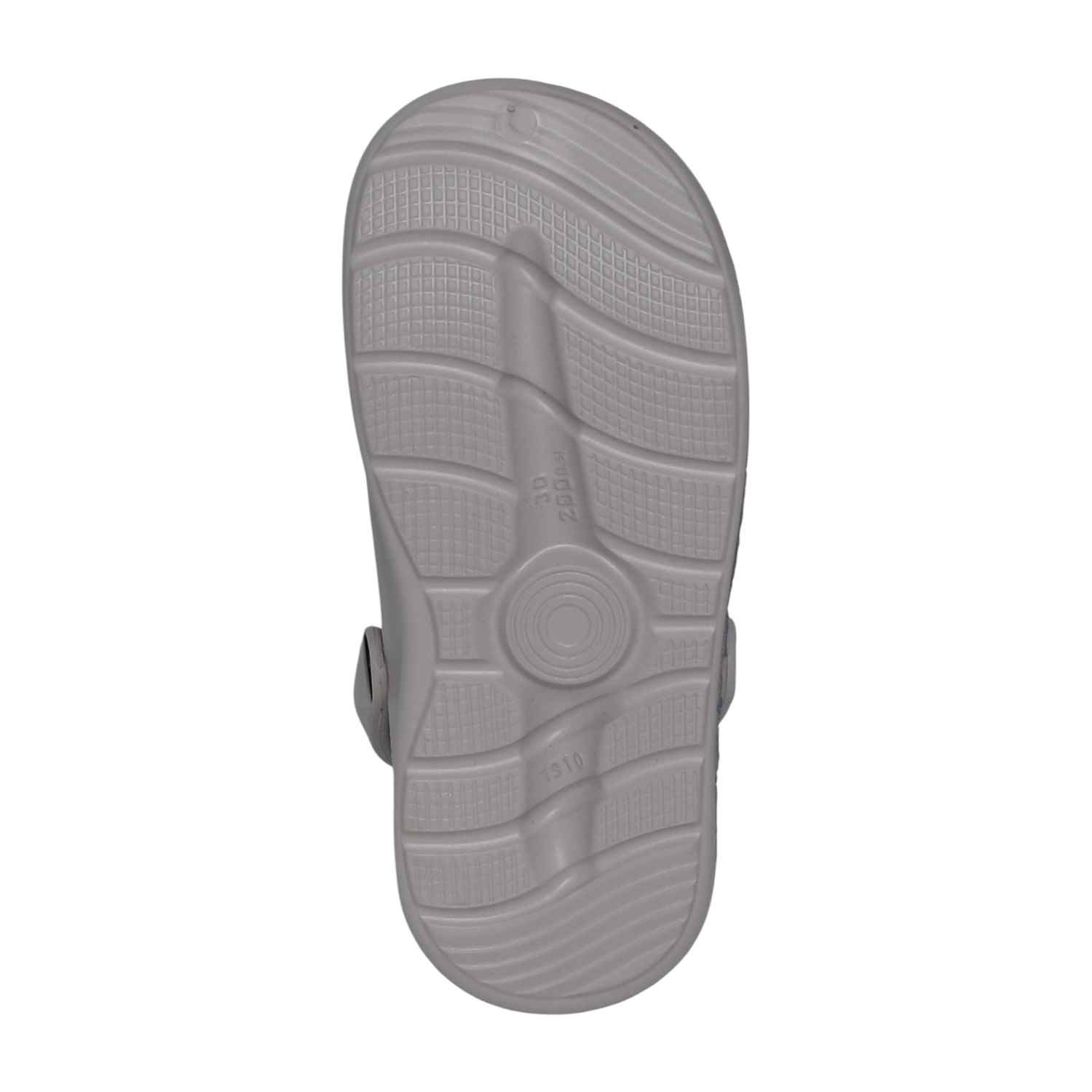 Kids Grey Bunny Charm Clogs