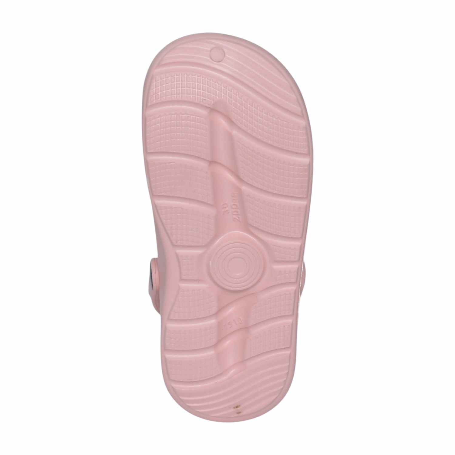 Kids Soft Pink Bunny Charm Clogs