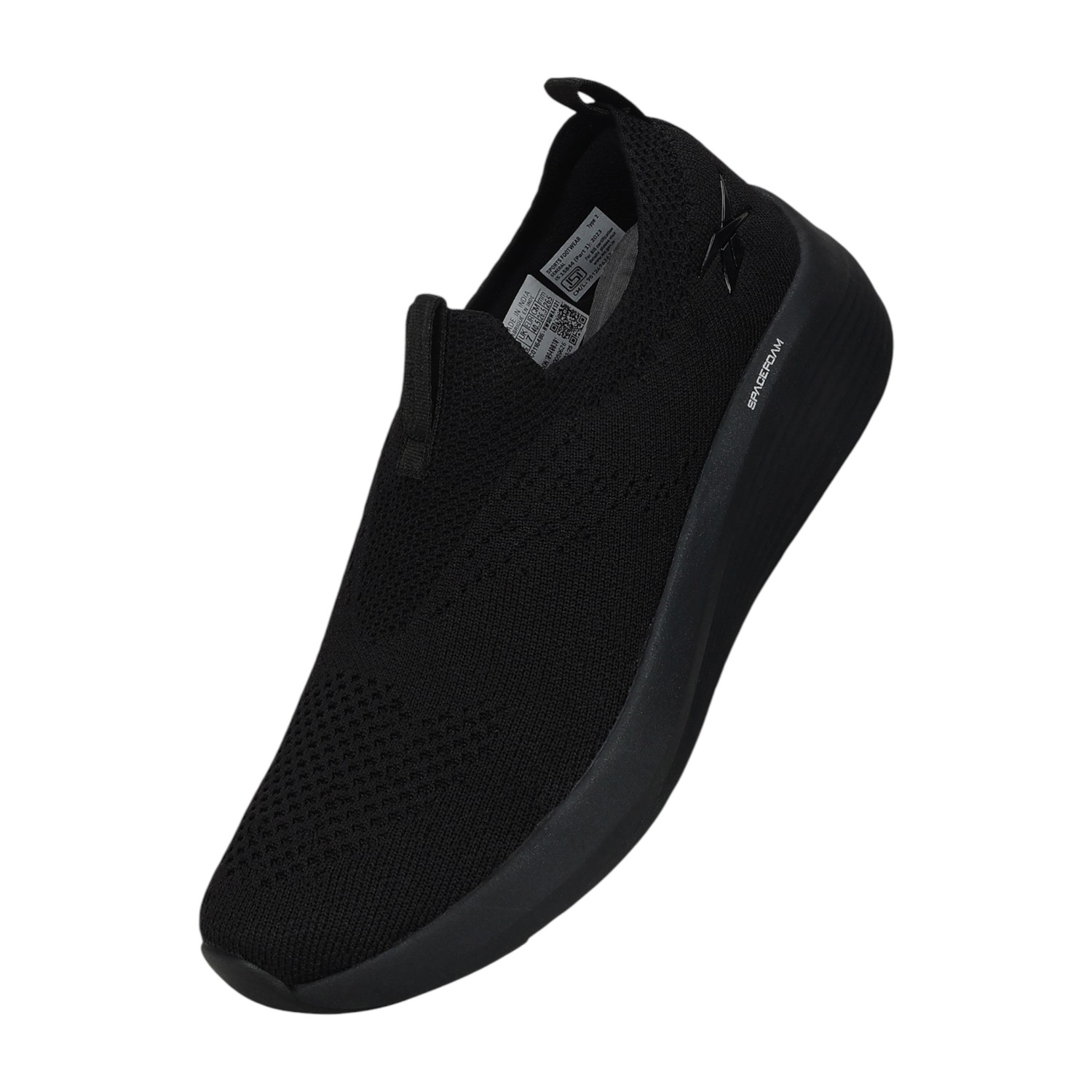 Women Black Spacefoam Zoe - Men Black Walking Shoes