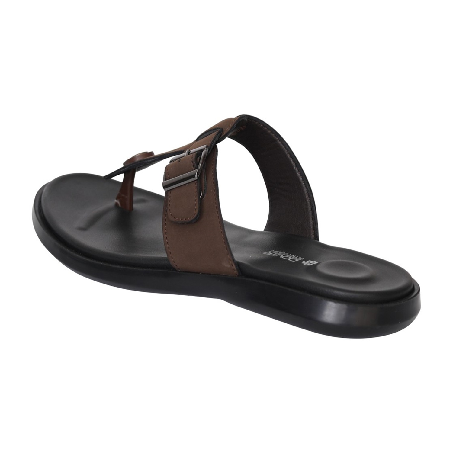 Men Brown FieldStep Buckle Sandals