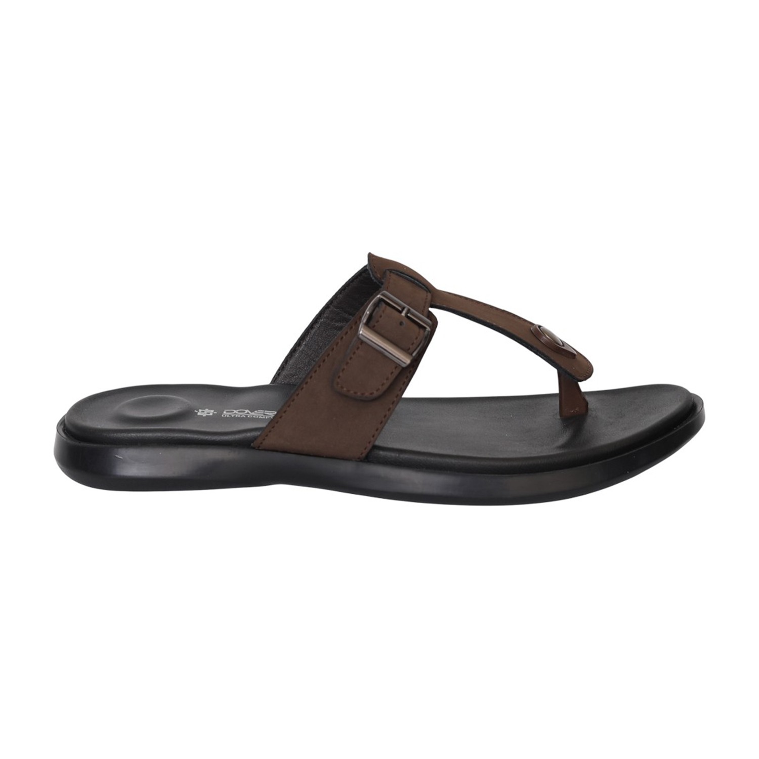 Men Brown FieldStep Buckle Sandals