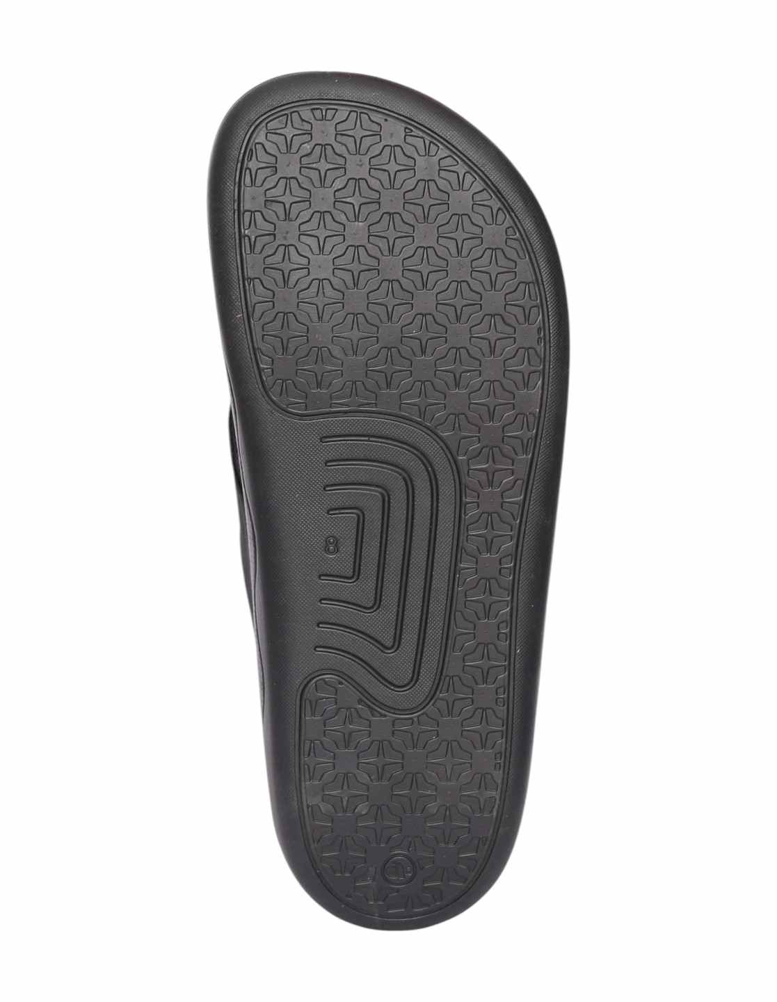 Men Black Sol Relaxed Toe-Post Sandals