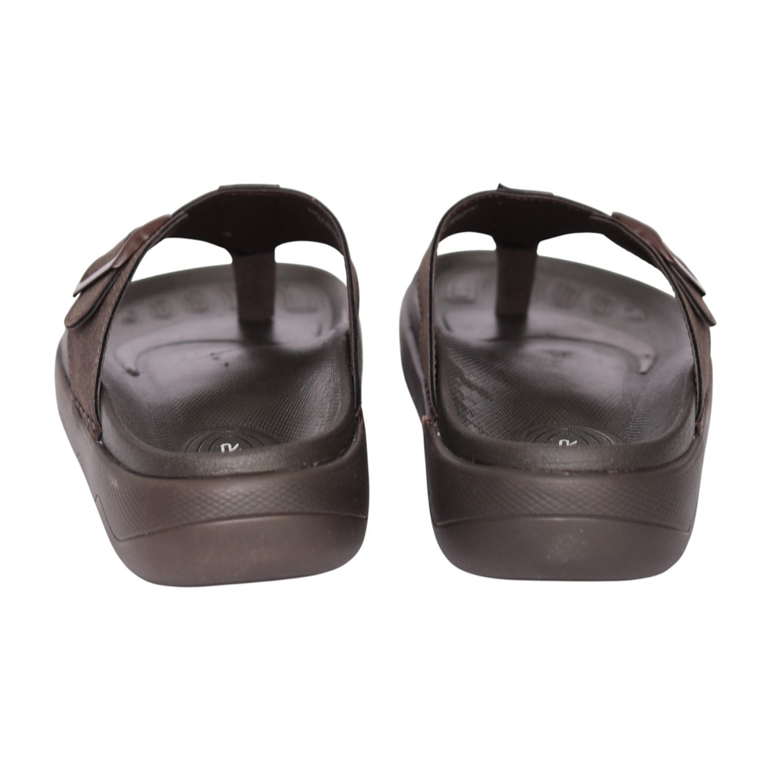 Men Brown Sol Relaxed Toe-Post Sandals