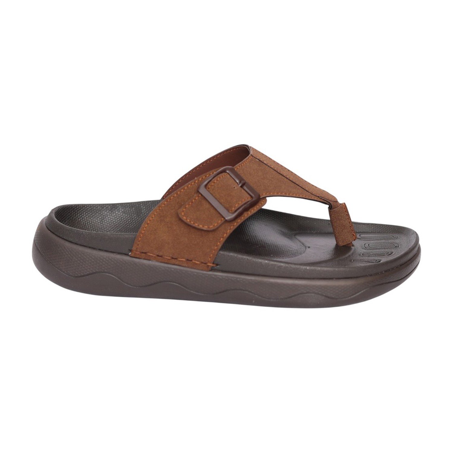 Men Tan Sol Relaxed Toe-Post Sandals