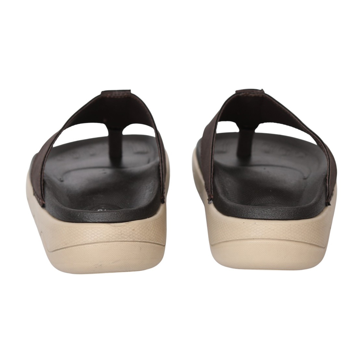 Men's Brown Comfort Thong Flip-Flops