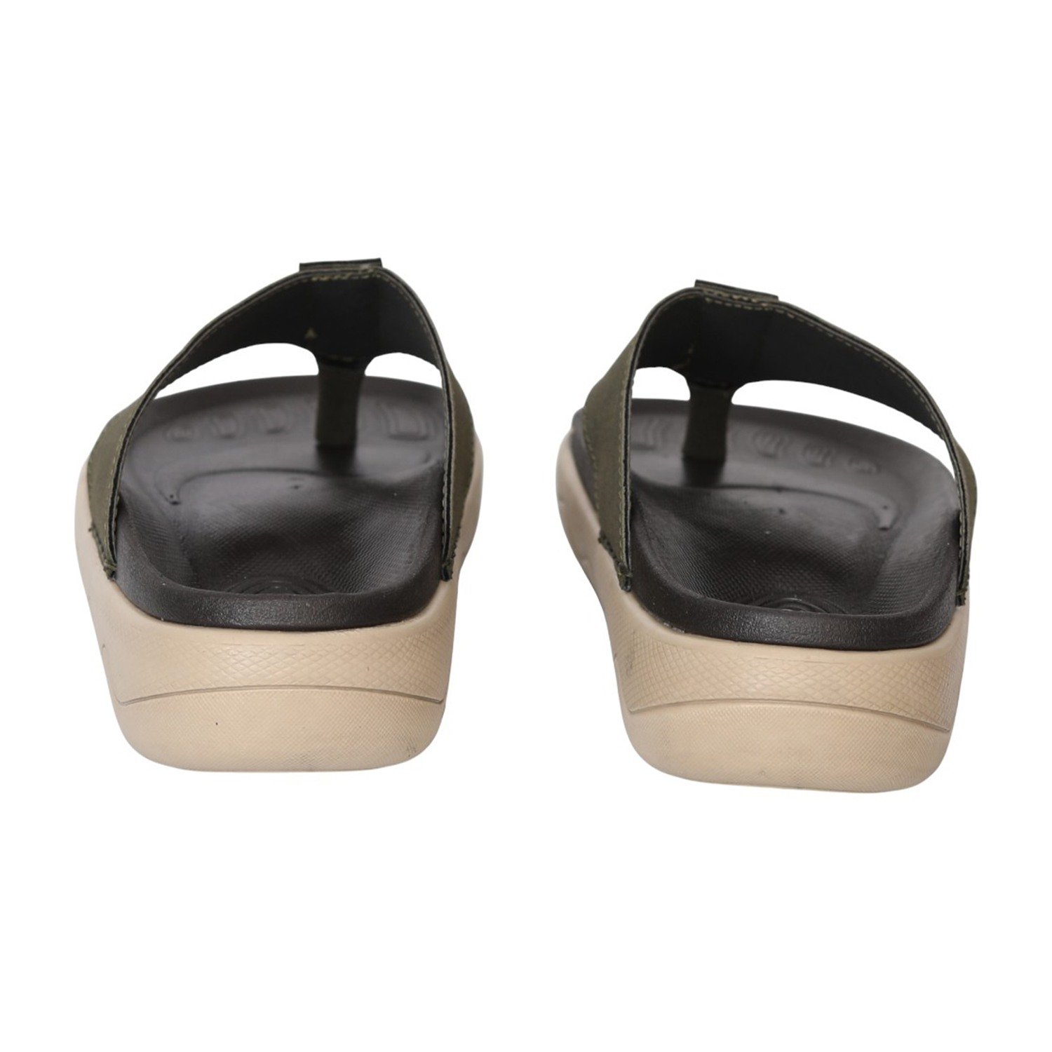 Men's Olive Comfort Thong Flip-Flops