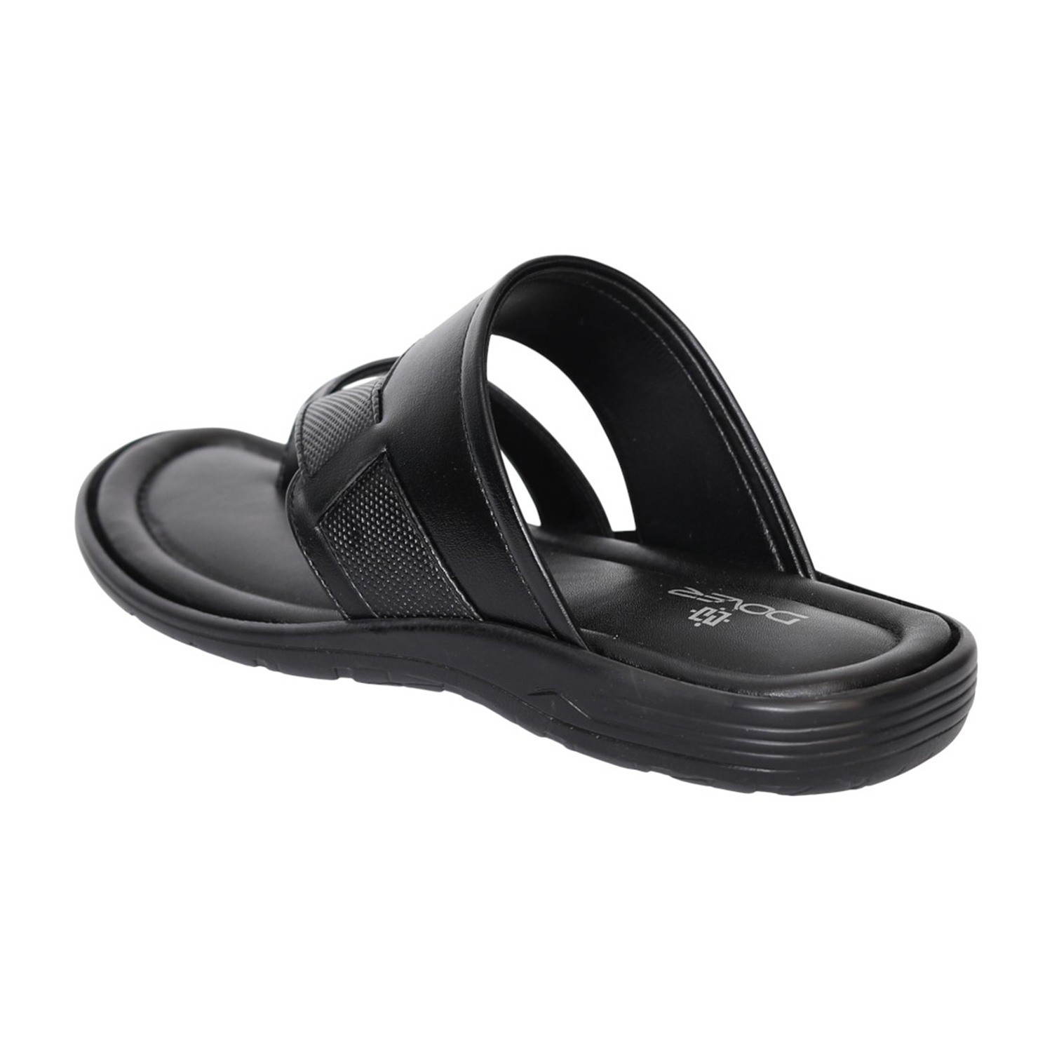 Men Black Crossforge Strap Sandals