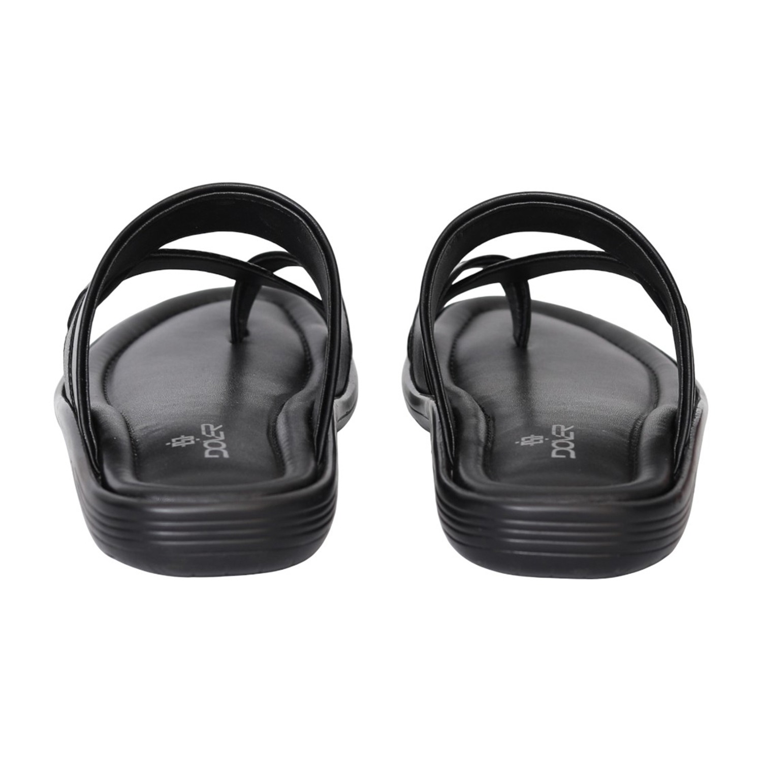 Men Black Crossforge Strap Sandals