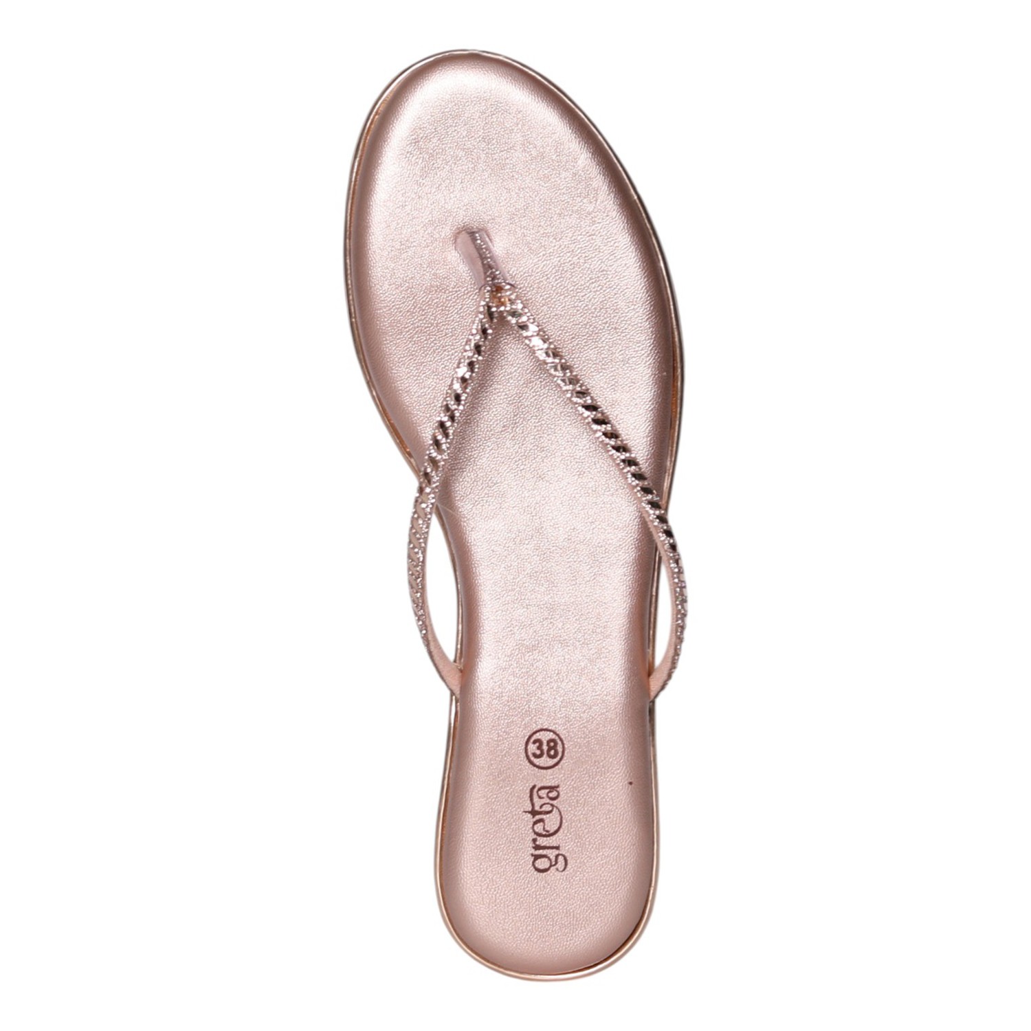 greta | Women Embellished Flip-Flop Sandals|3