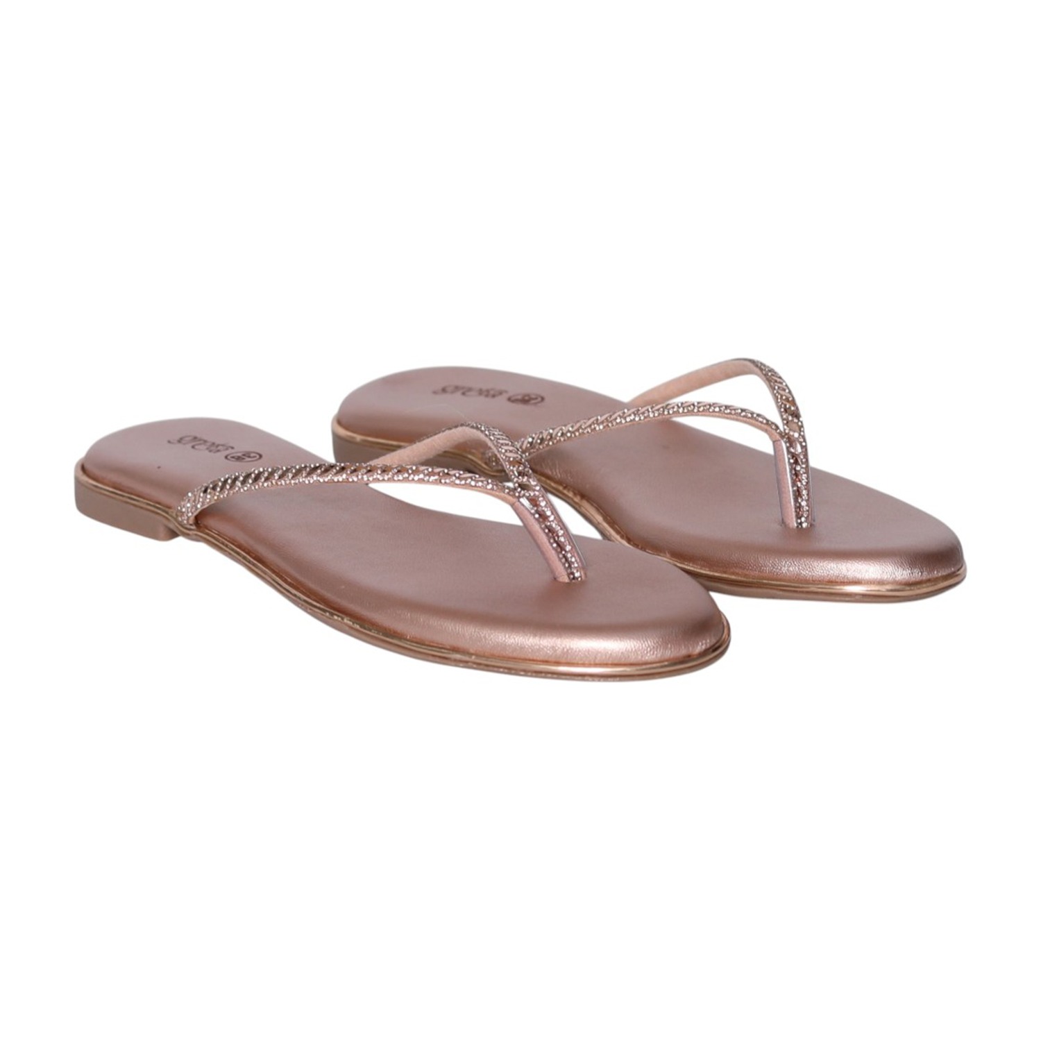 greta | Women Embellished Flip-Flop Sandals|1