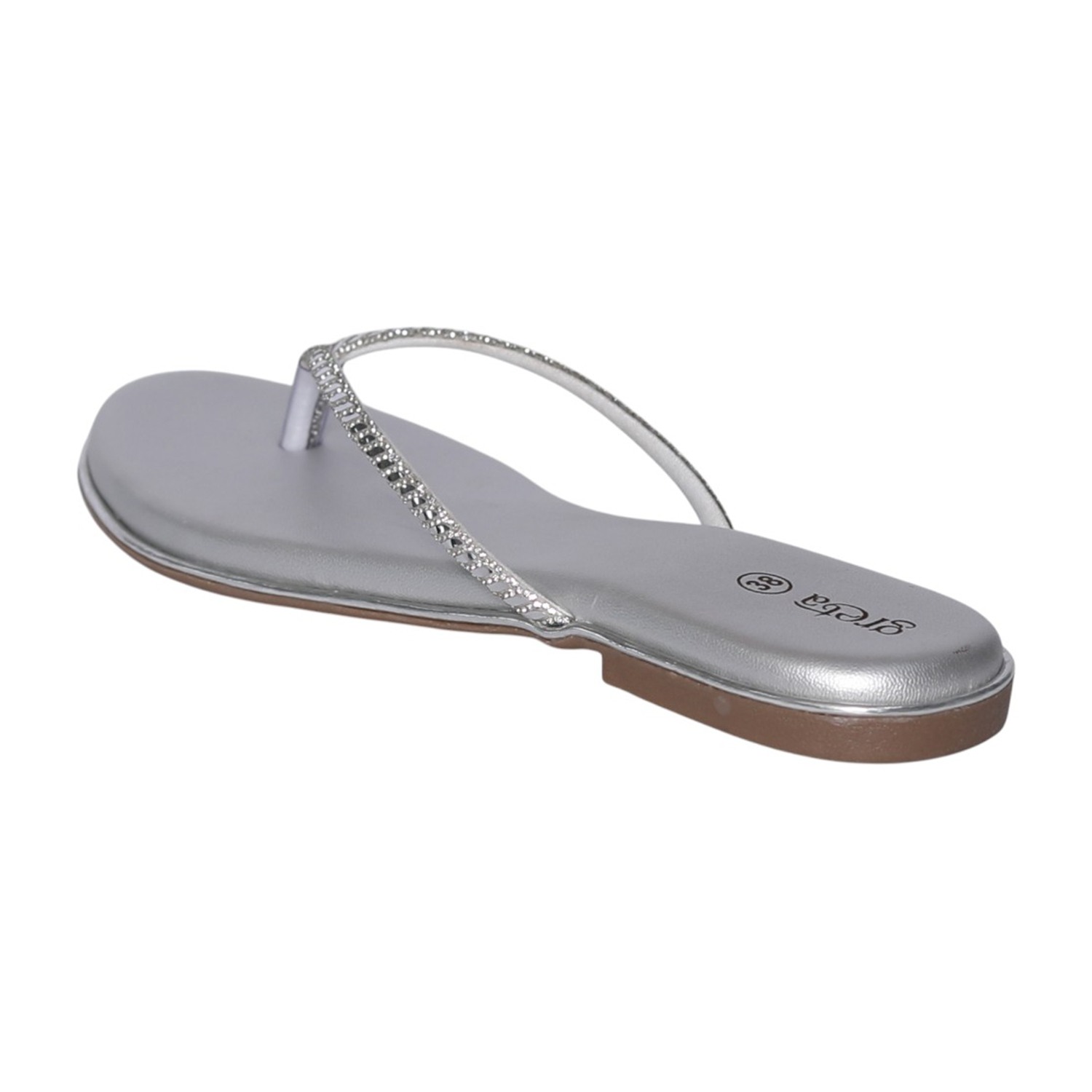 greta | Women Embellished Flip-Flop Sandals|4