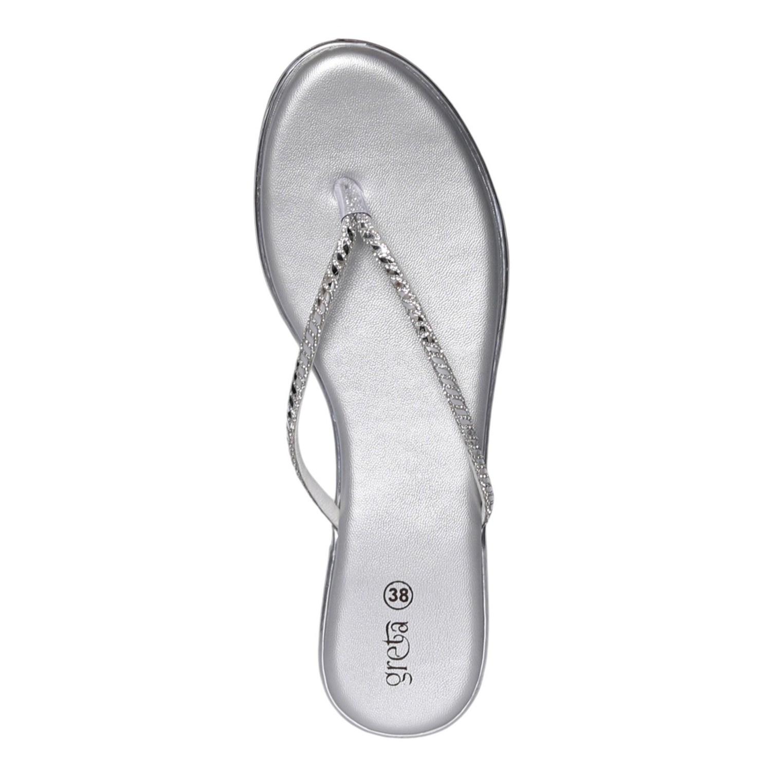 greta | Women Embellished Flip-Flop Sandals|3