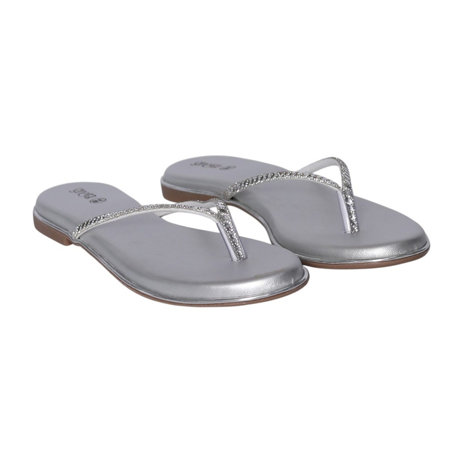greta | Women Embellished Flip-Flop Sandals|1