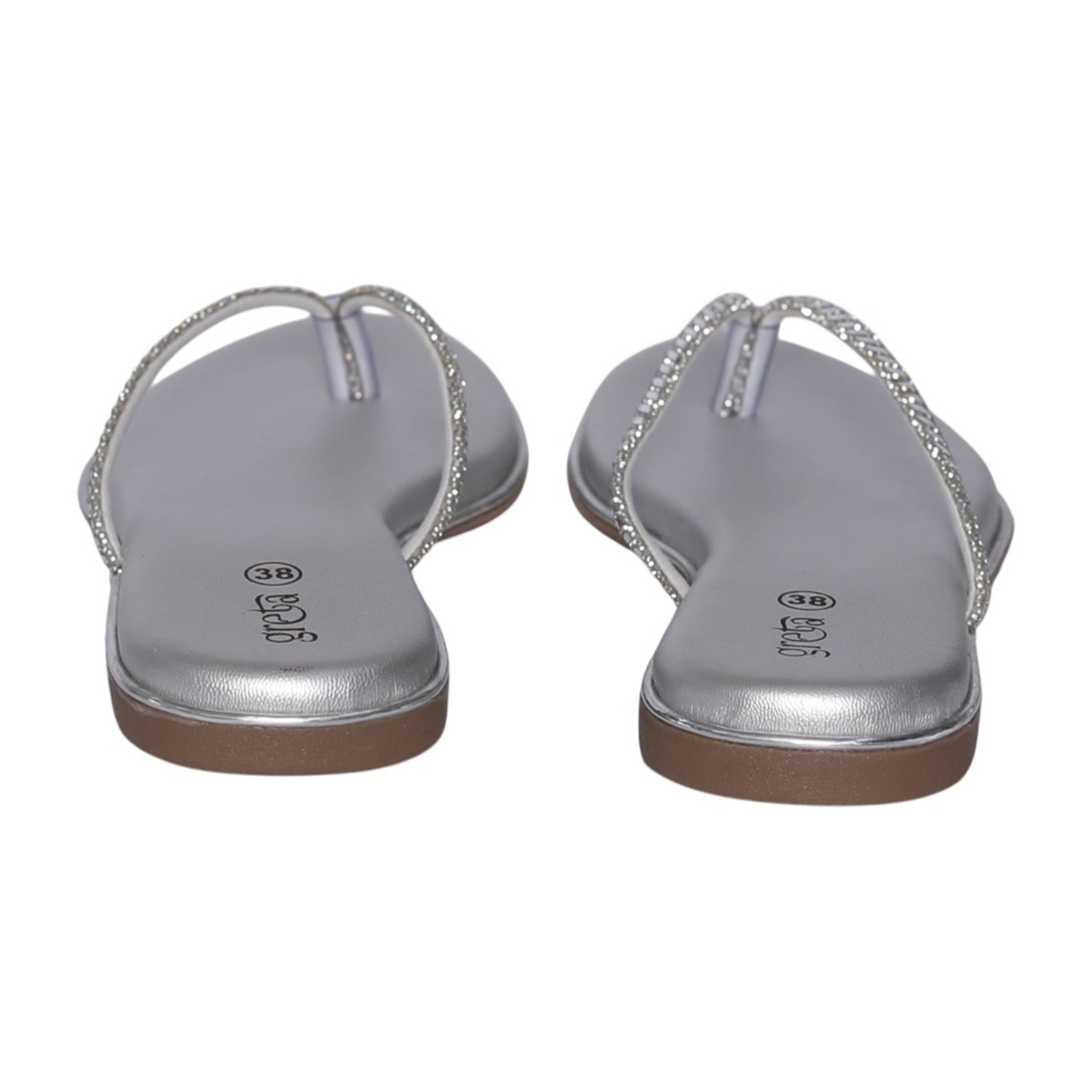greta | Women Embellished Flip-Flop Sandals|6
