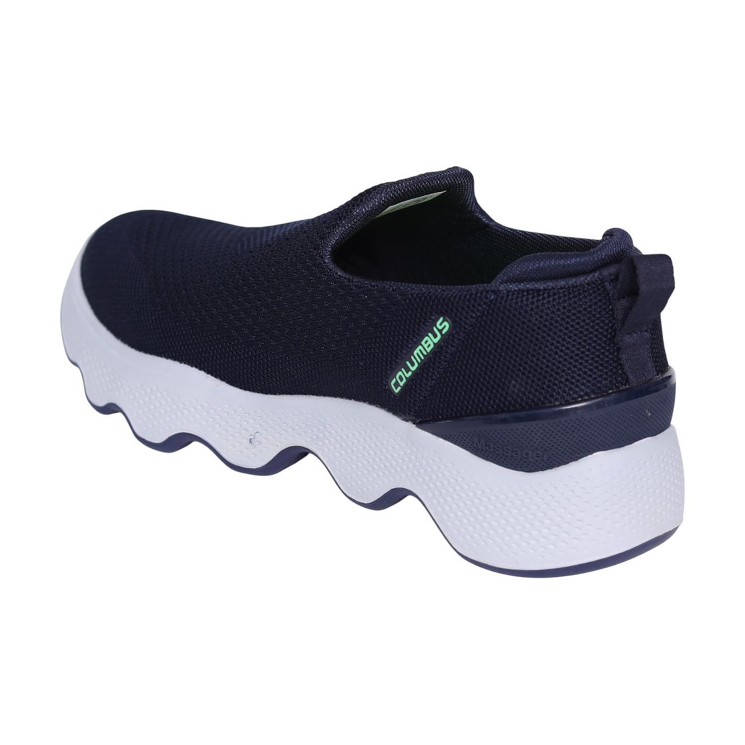 Alfawalk Navy Men’s Lightweight Slip-On Walking Shoes