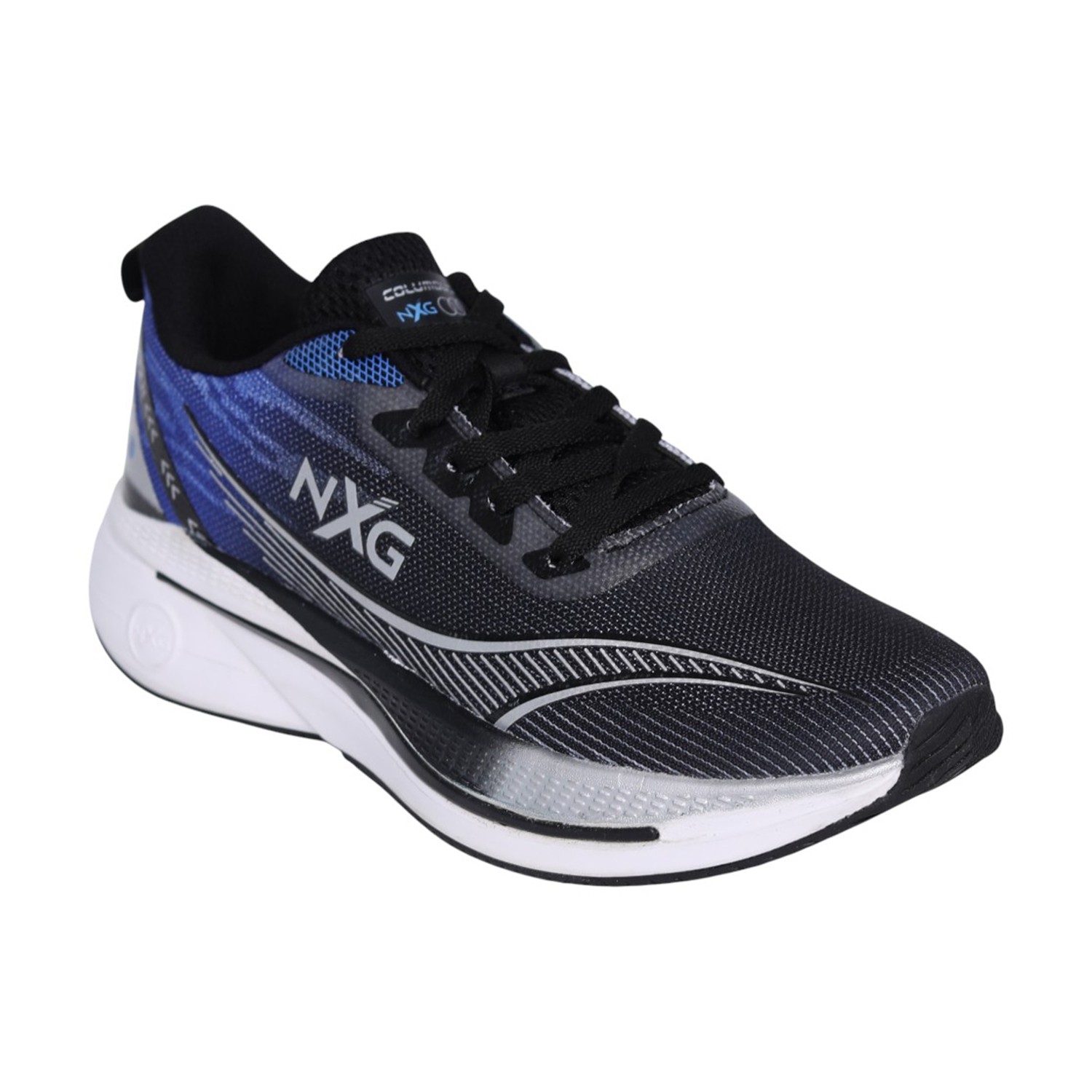 Downtown Blue Black Men's Performance Running Shoes