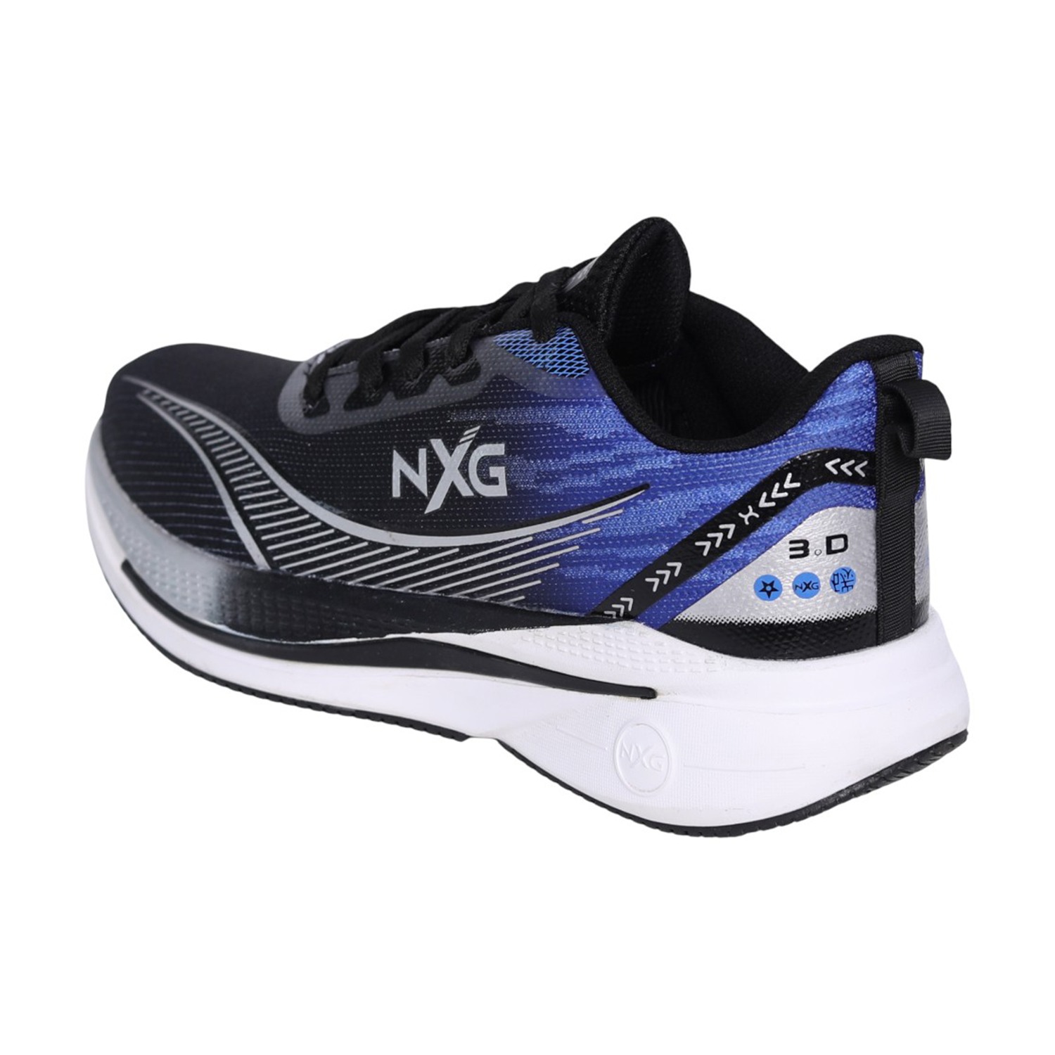 Downtown Blue Black Men's Performance Running Shoes