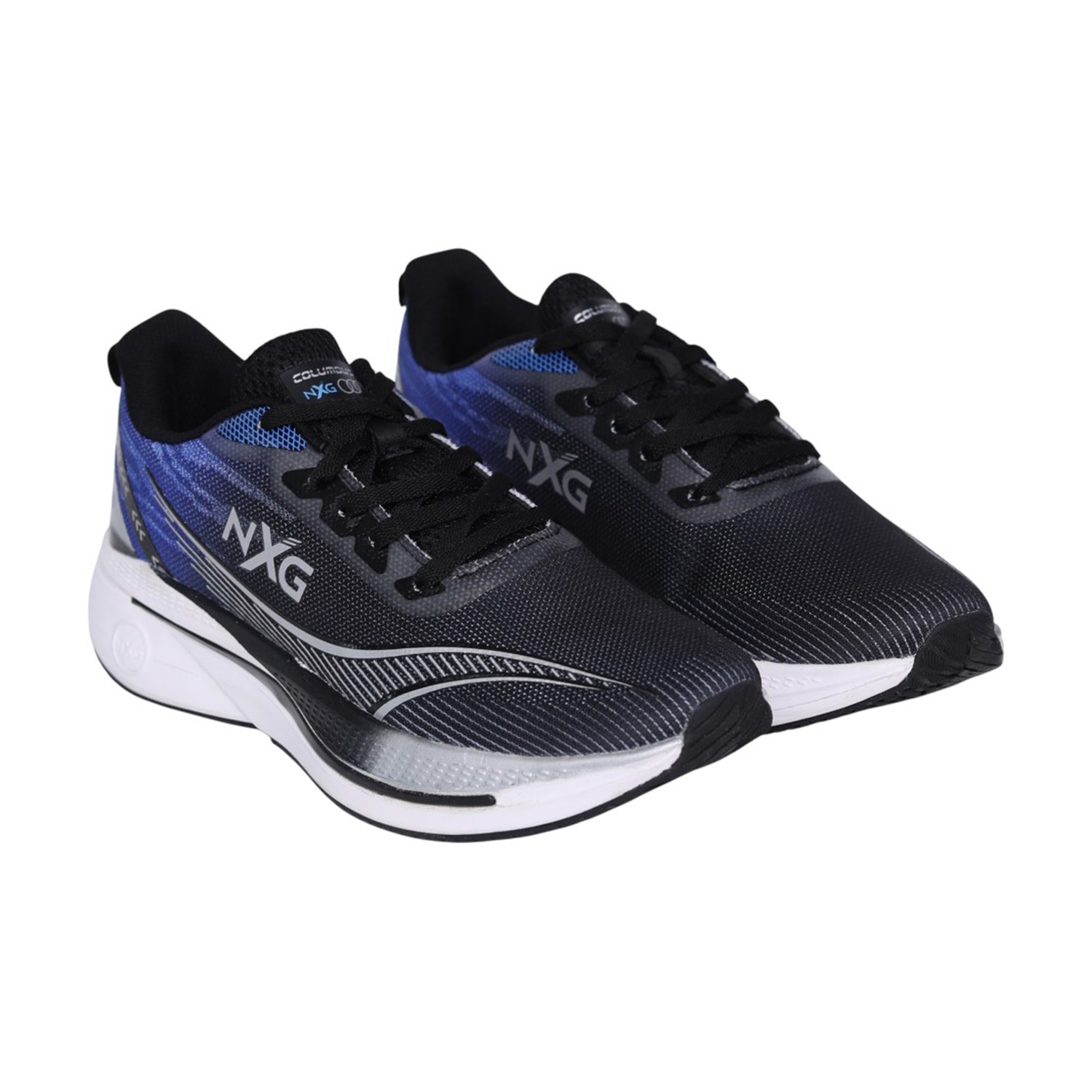 Downtown Blue Black Men's Performance Running Shoes