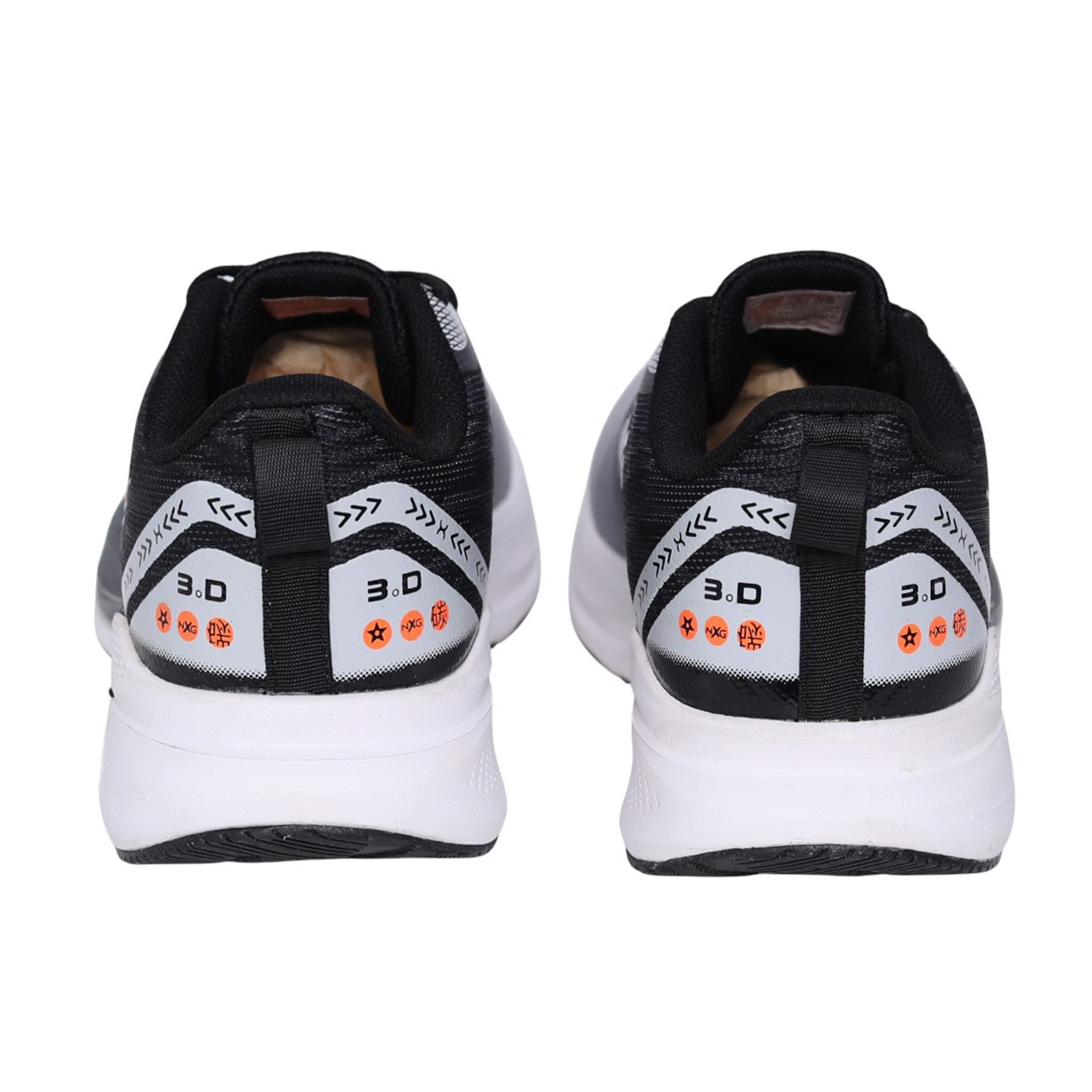 Downtown Grey Orange Men's Performance Running Shoes