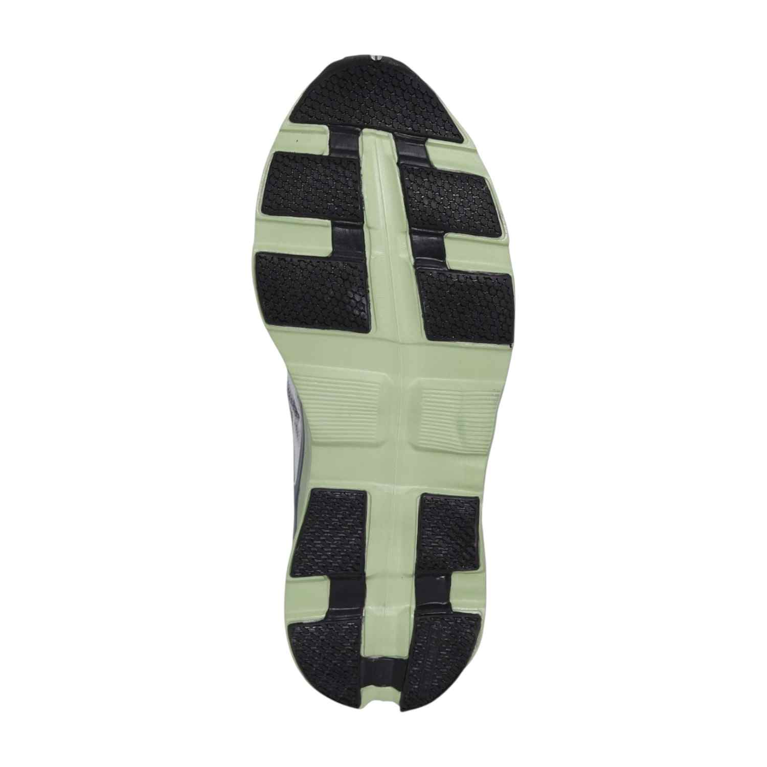 Columbus | Men’s NXG White & Green Lace-Up Running Shoes|5