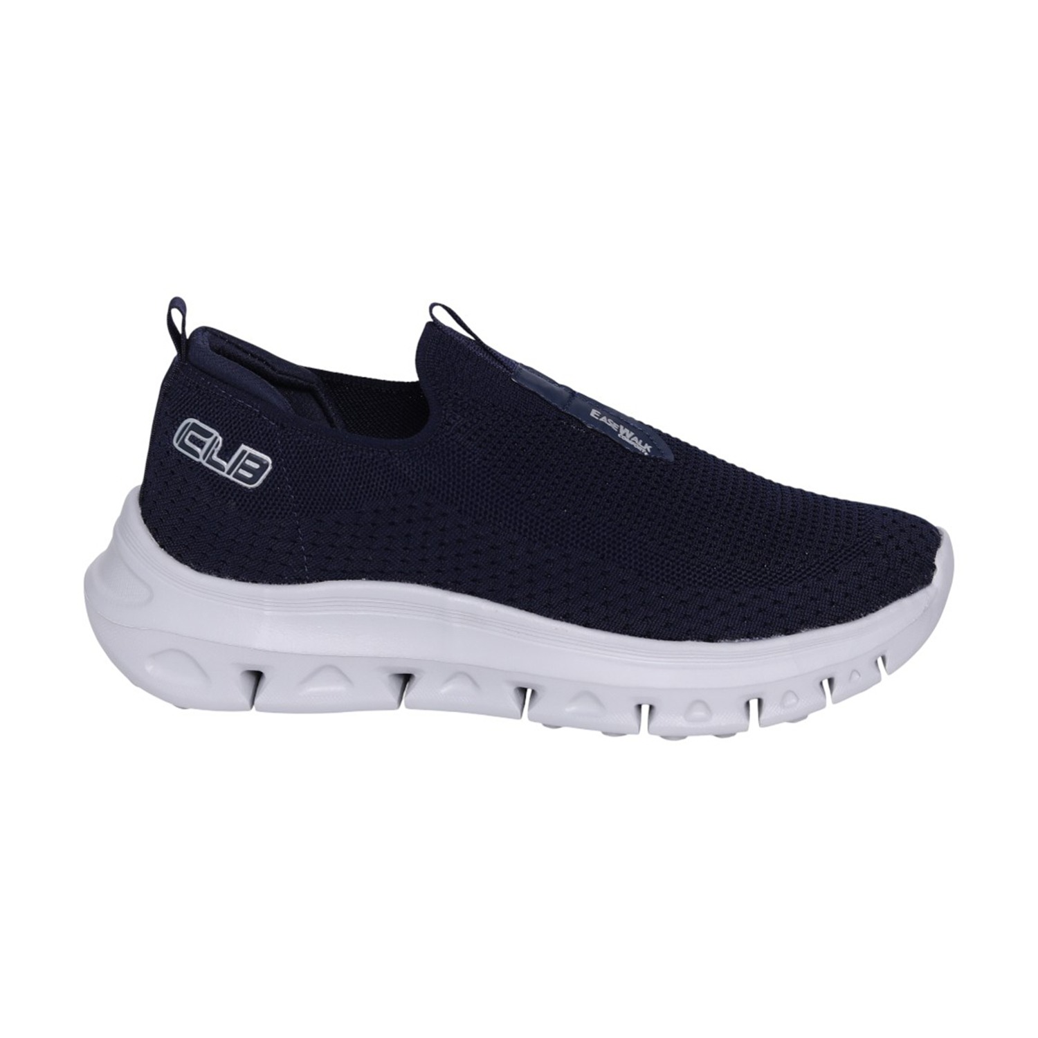 Men’s Grey Silver Slip-On Walking Shoes