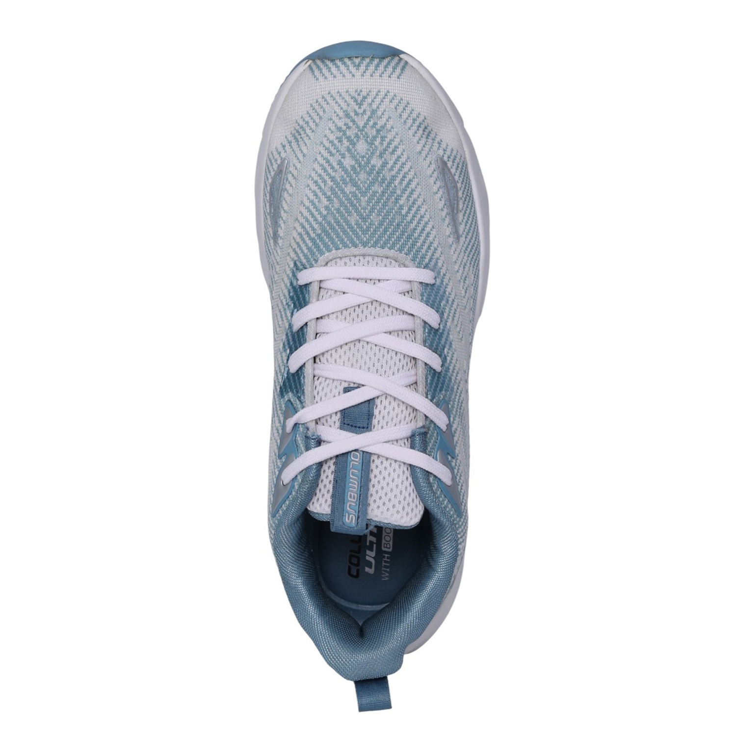 Impulse White & Pista Blue Men’s Performance Running Shoes