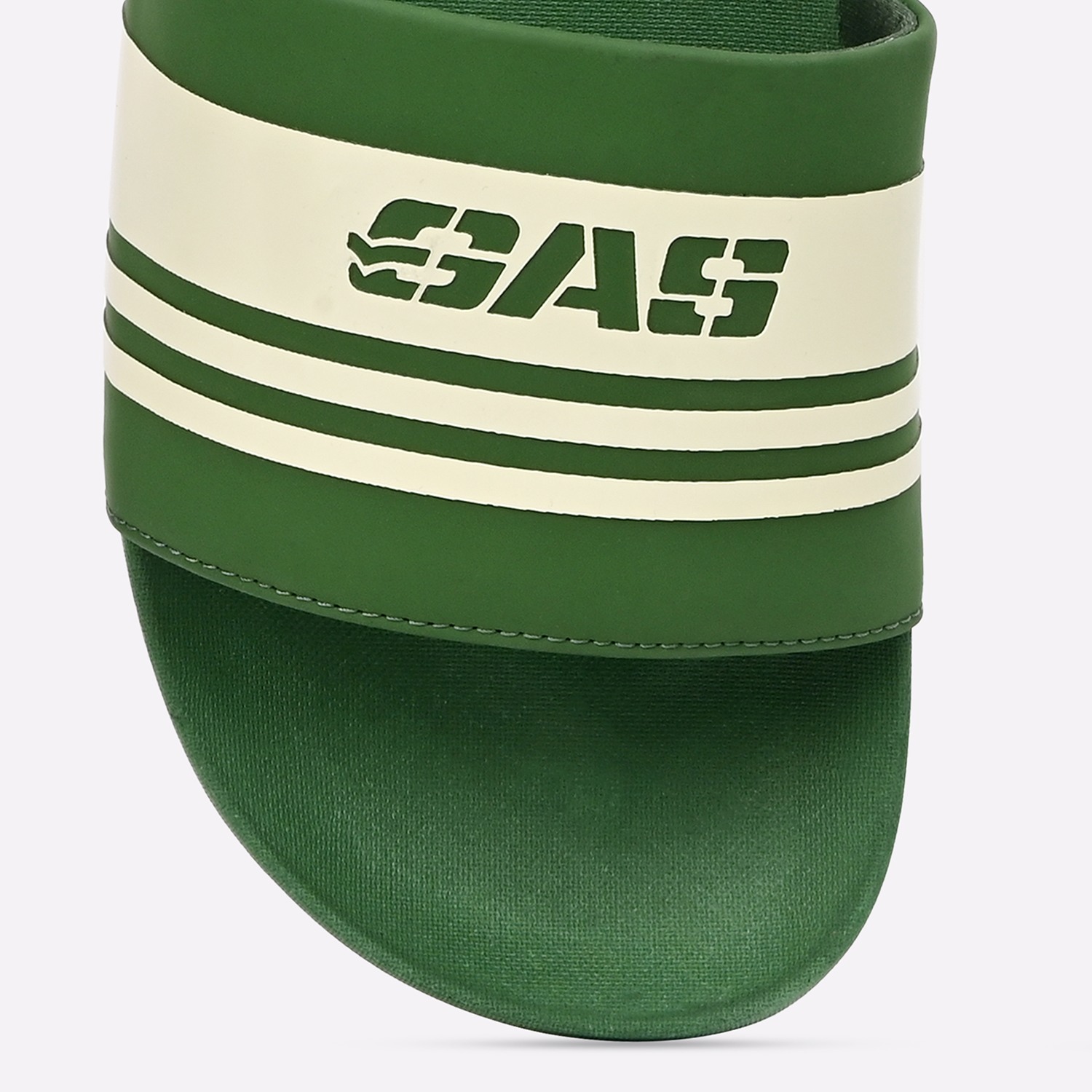 GAS | Men PulseAir Green White Sliders|1