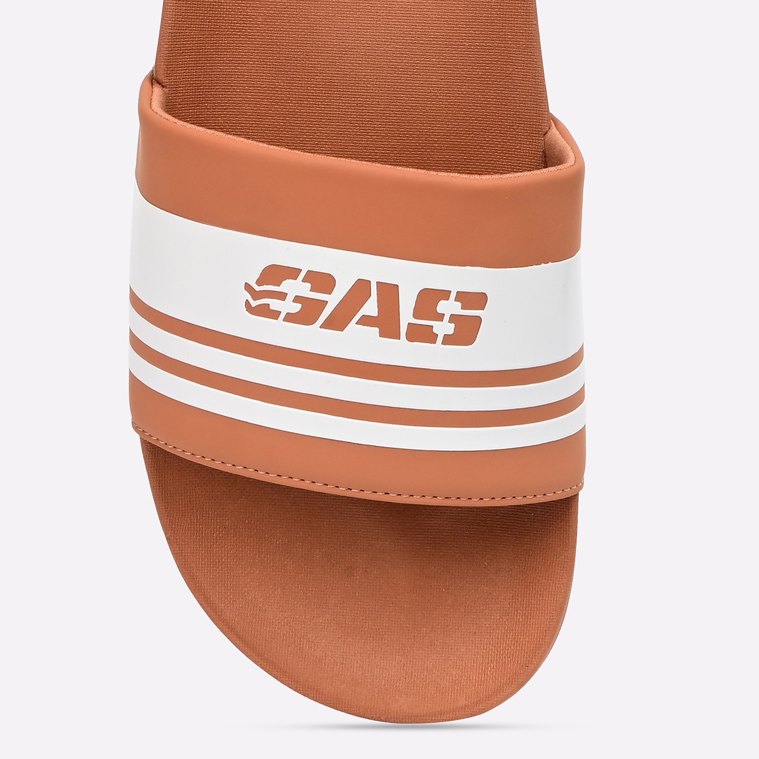 GAS | Men PulseAir Tan White Sliders|1
