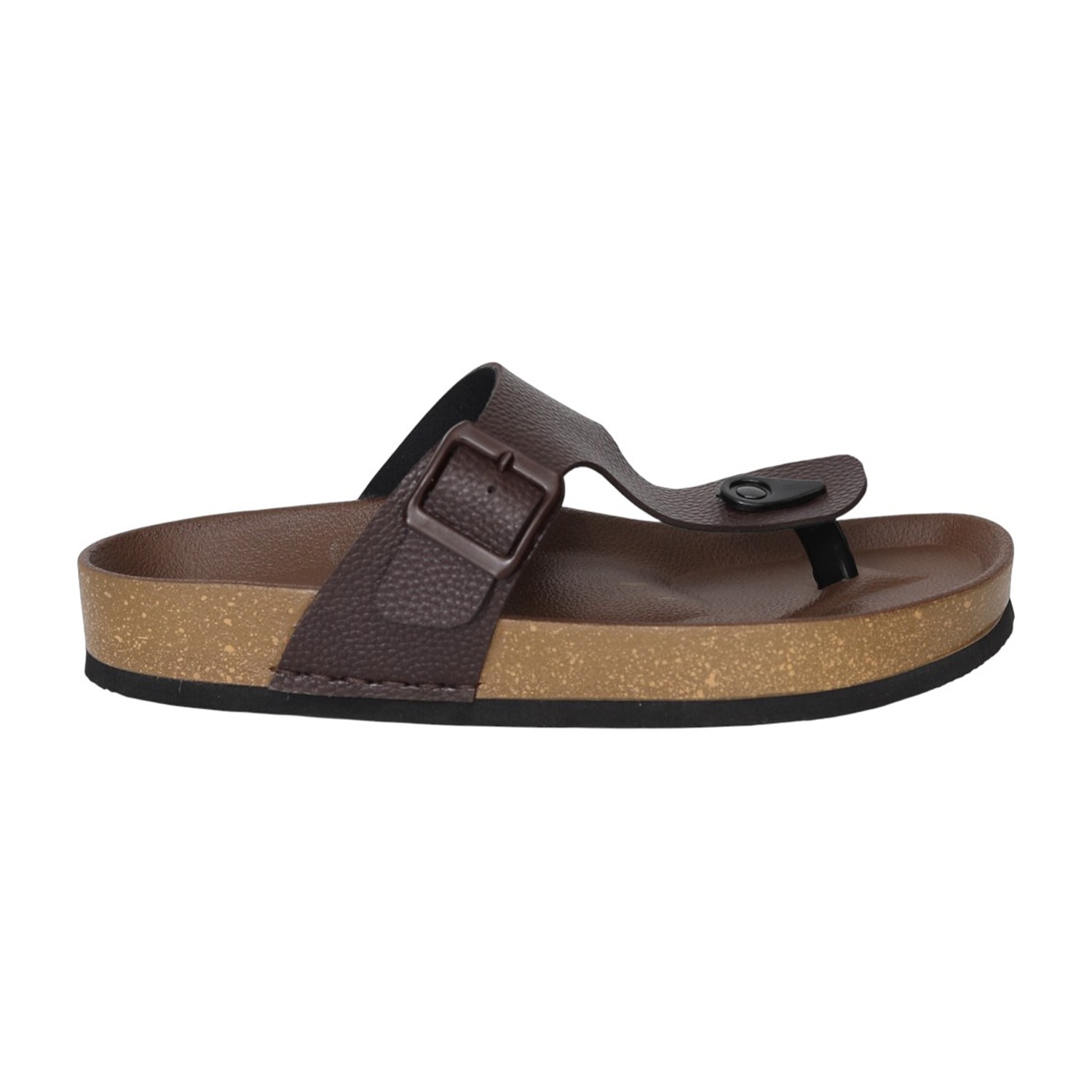 Men Brown DuneCork Thong Slides